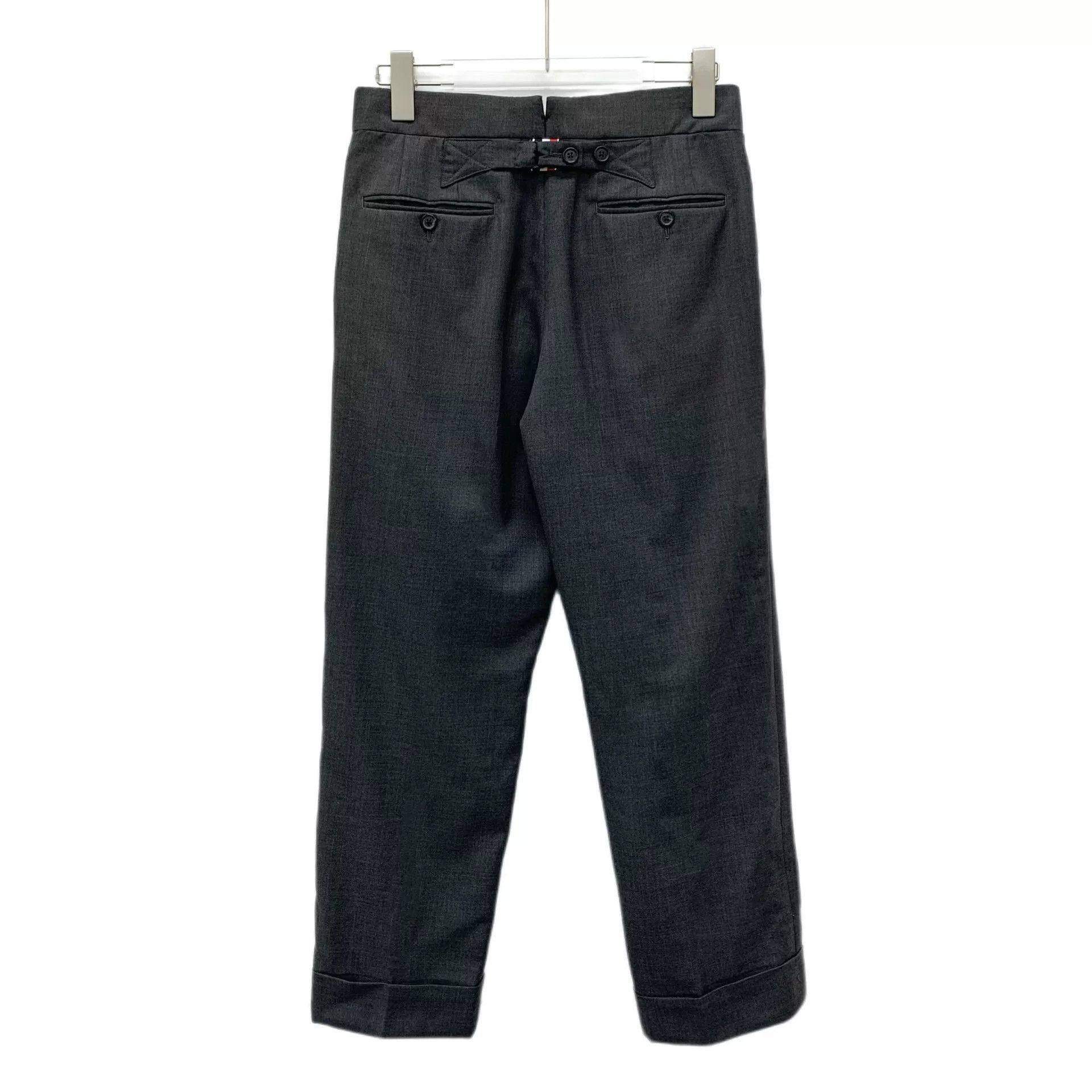 Thom Browne Thom Browne Gray Wool Trousers Size 0 Size US 30 / EU 46 - 2 Thumbnail