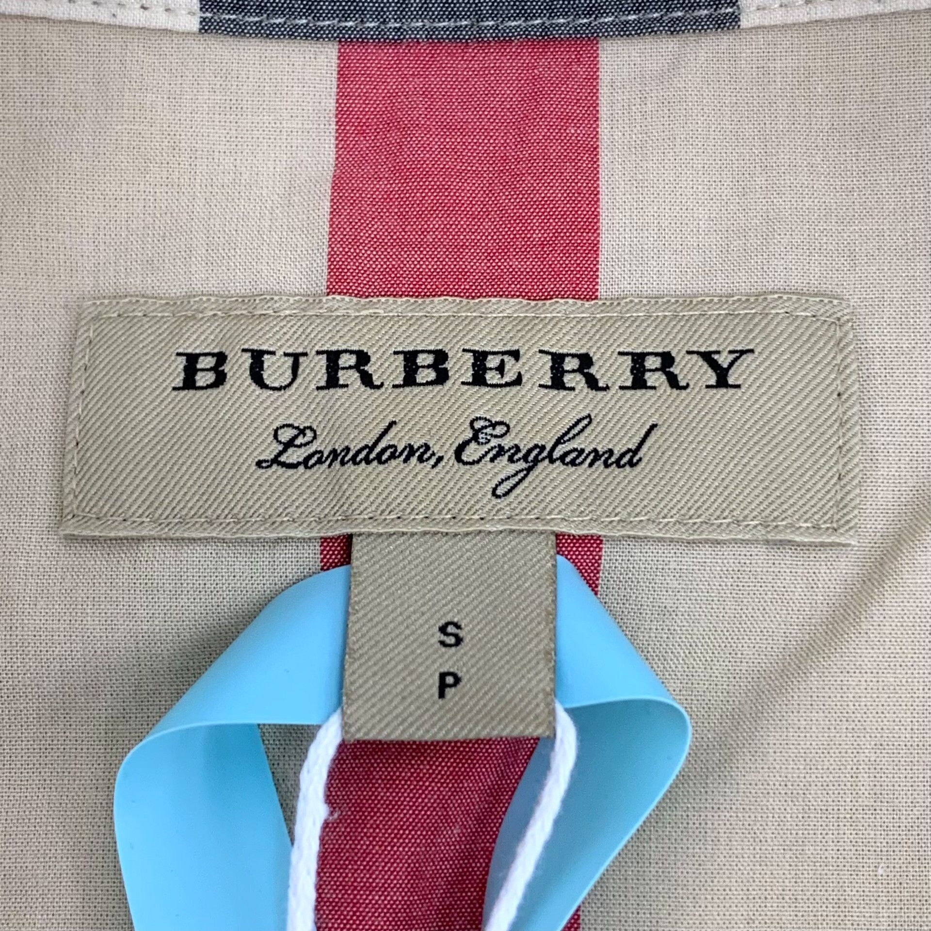 Burberry Burberry Mega Check Lace Trim Button Up Shirt Size S Size S / US 4 / IT 40 - 5 Thumbnail