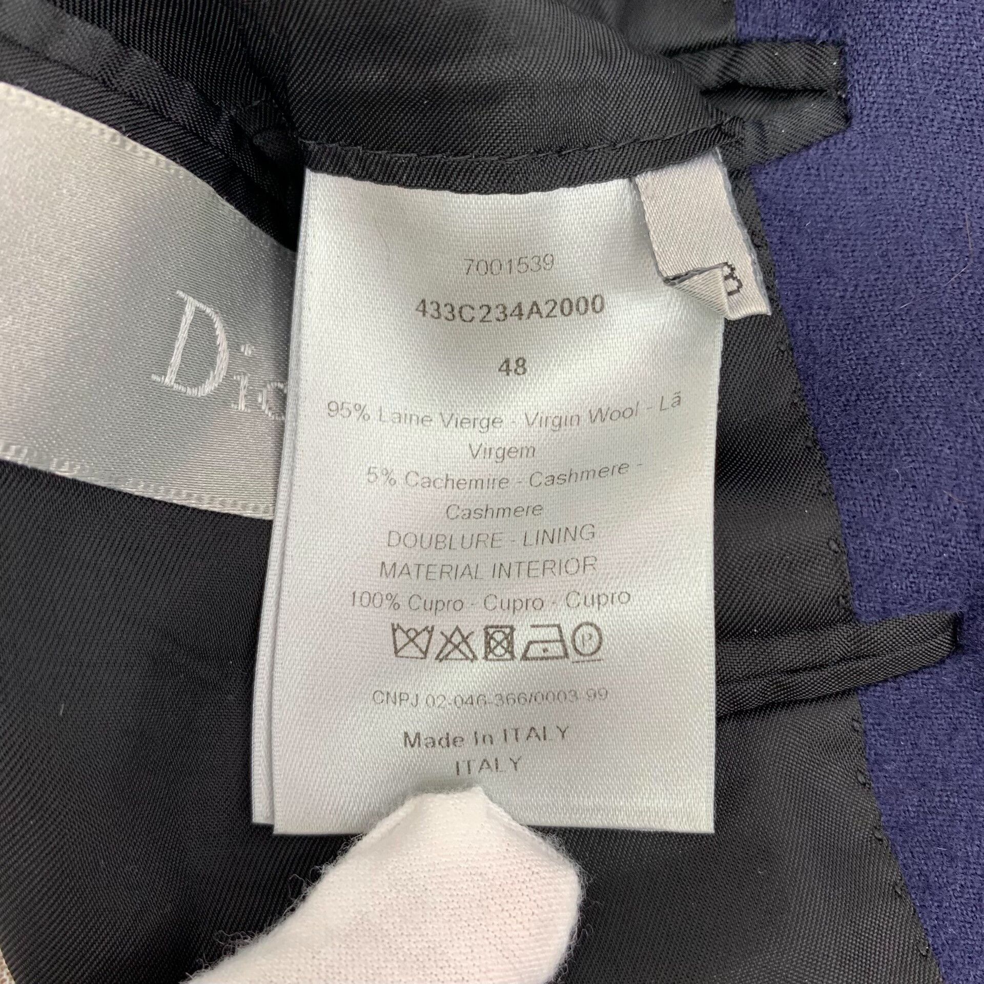 Dior Dior Wool-Cashmere Blend Blazer Size 48 Size 38R - 7 Thumbnail