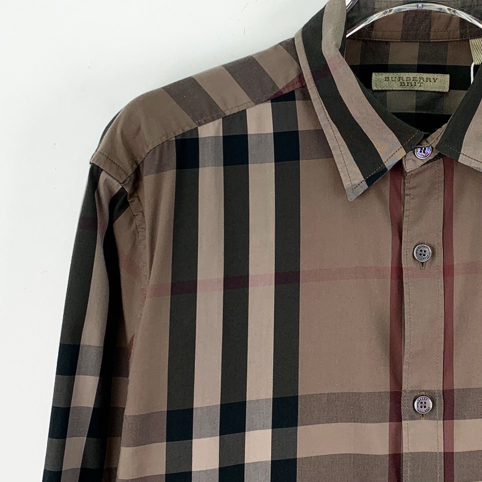 Burberry Burberry Brit Classic Check Shirt Size M Size US M / EU 48-50 / 2 - 3 Thumbnail