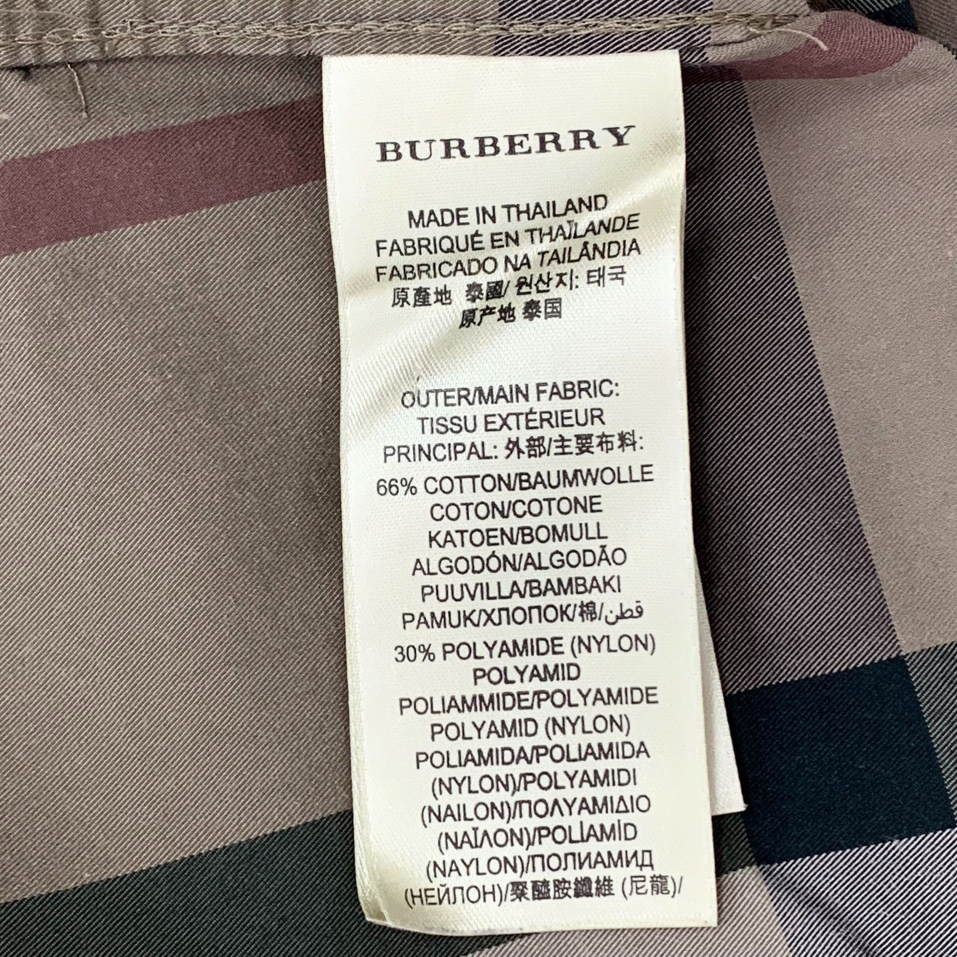 Burberry Burberry Brit Classic Check Shirt Size M Size US M / EU 48-50 / 2 - 6 Thumbnail