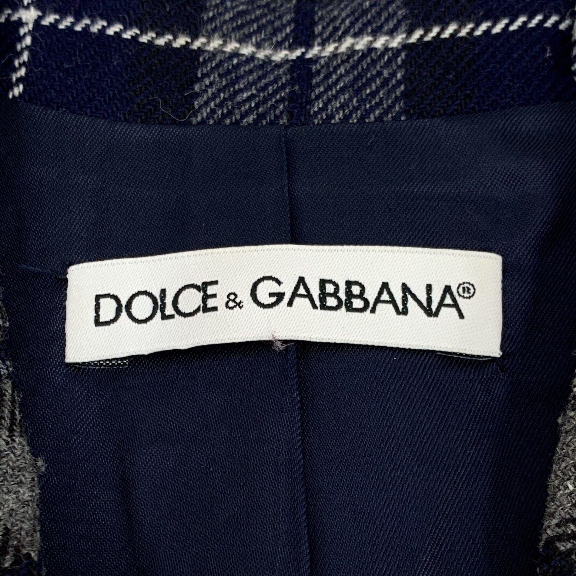 Dolce & Gabbana Dolce & Gabbana Plaid Checked Blazer 7/8 Size ONE SIZE - 5 Thumbnail