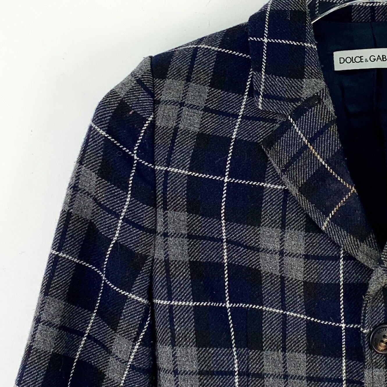 Dolce & Gabbana Dolce & Gabbana Plaid Checked Blazer 7/8 Size ONE SIZE - 3 Thumbnail