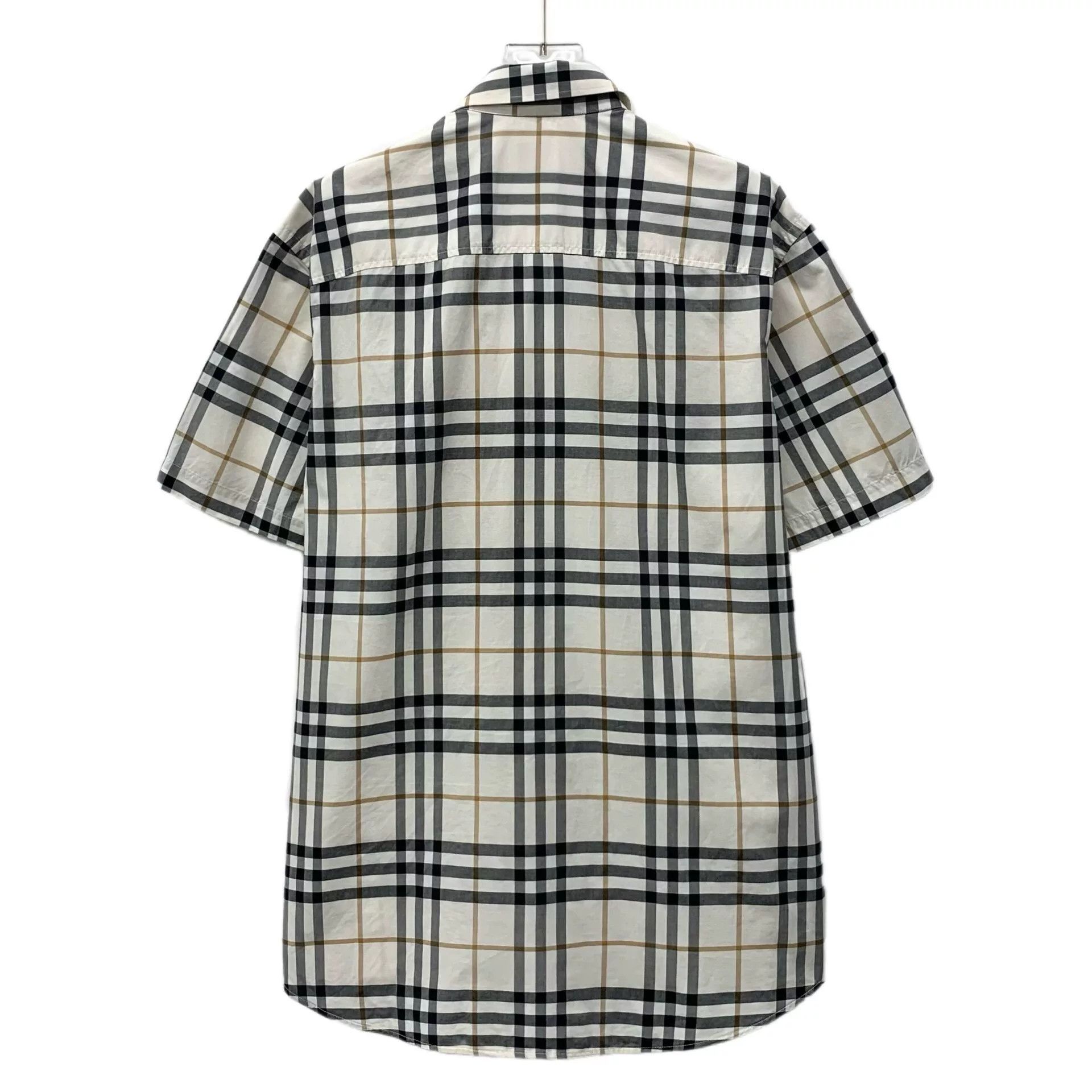 Burberry Burberry Check Cotton Short Sleeve Shirt Size M Size US M / EU 48-50 / 2 - 2 Thumbnail