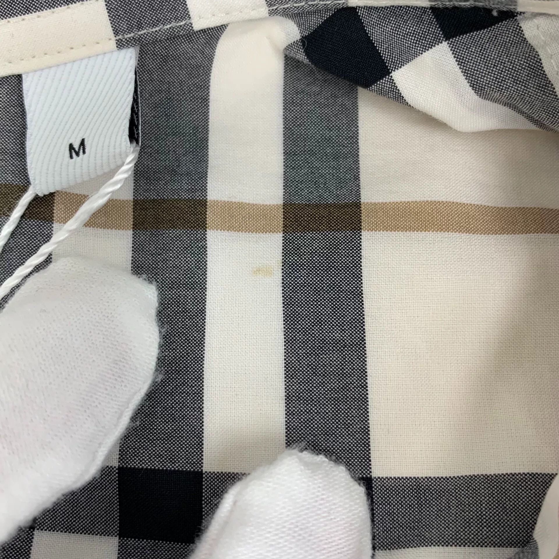 Burberry Burberry Check Cotton Short Sleeve Shirt Size M Size US M / EU 48-50 / 2 - 8 Thumbnail