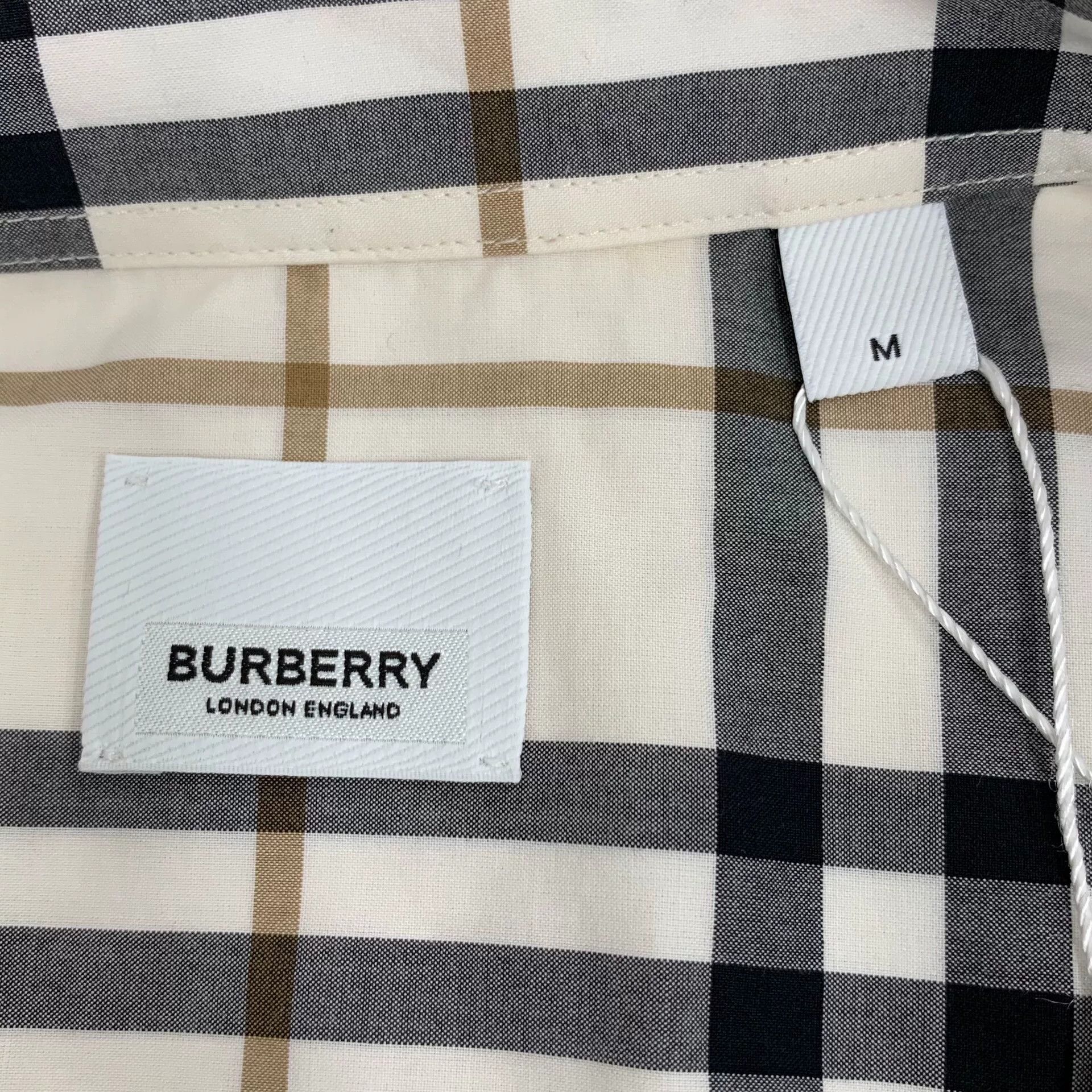 Burberry Burberry Check Cotton Short Sleeve Shirt Size M Size US M / EU 48-50 / 2 - 5 Thumbnail