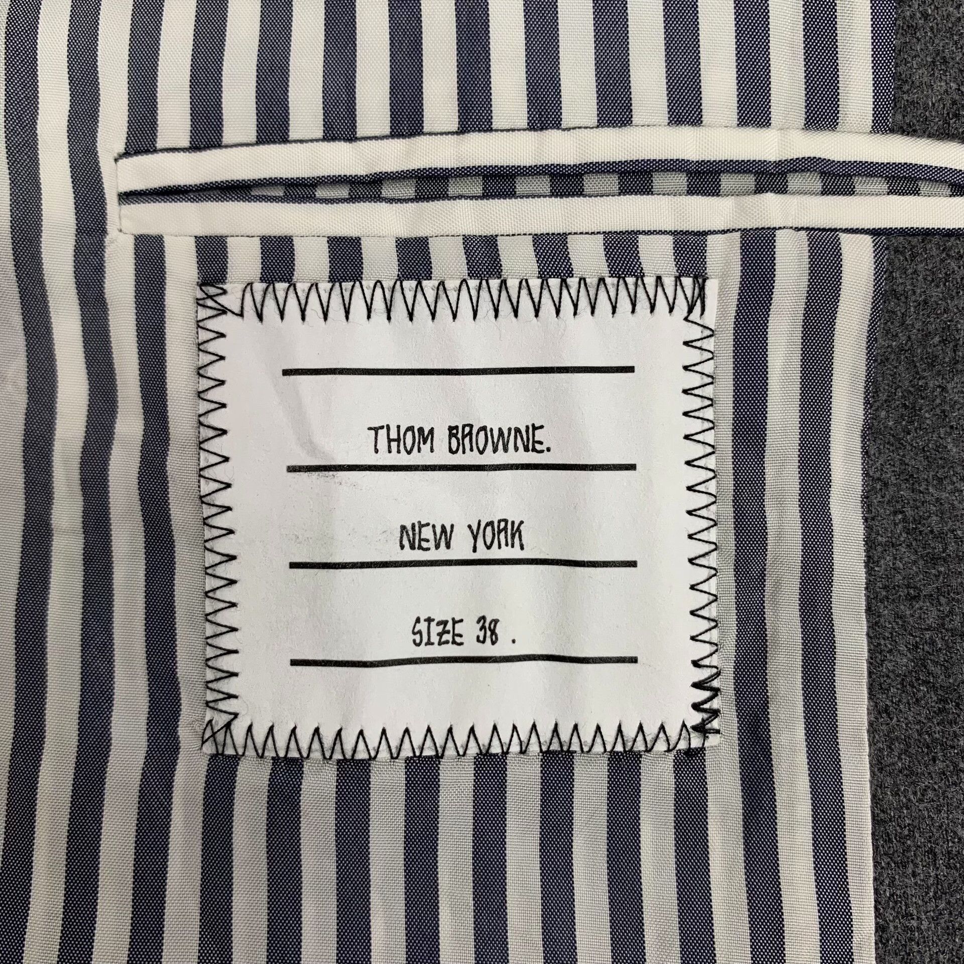 Thom Browne Thom Browne Paneled Wool Blazer Size 0 Size XS / US 0-2 / IT 36-38 - 6 Thumbnail