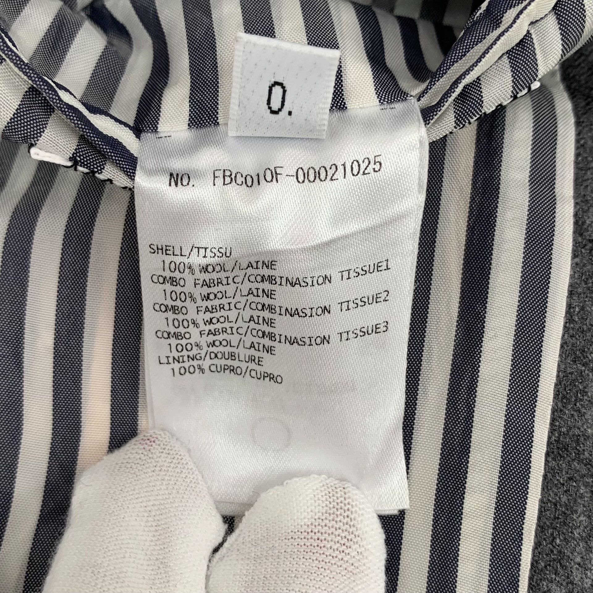 Thom Browne Thom Browne Paneled Wool Blazer Size 0 Size XS / US 0-2 / IT 36-38 - 8 Thumbnail