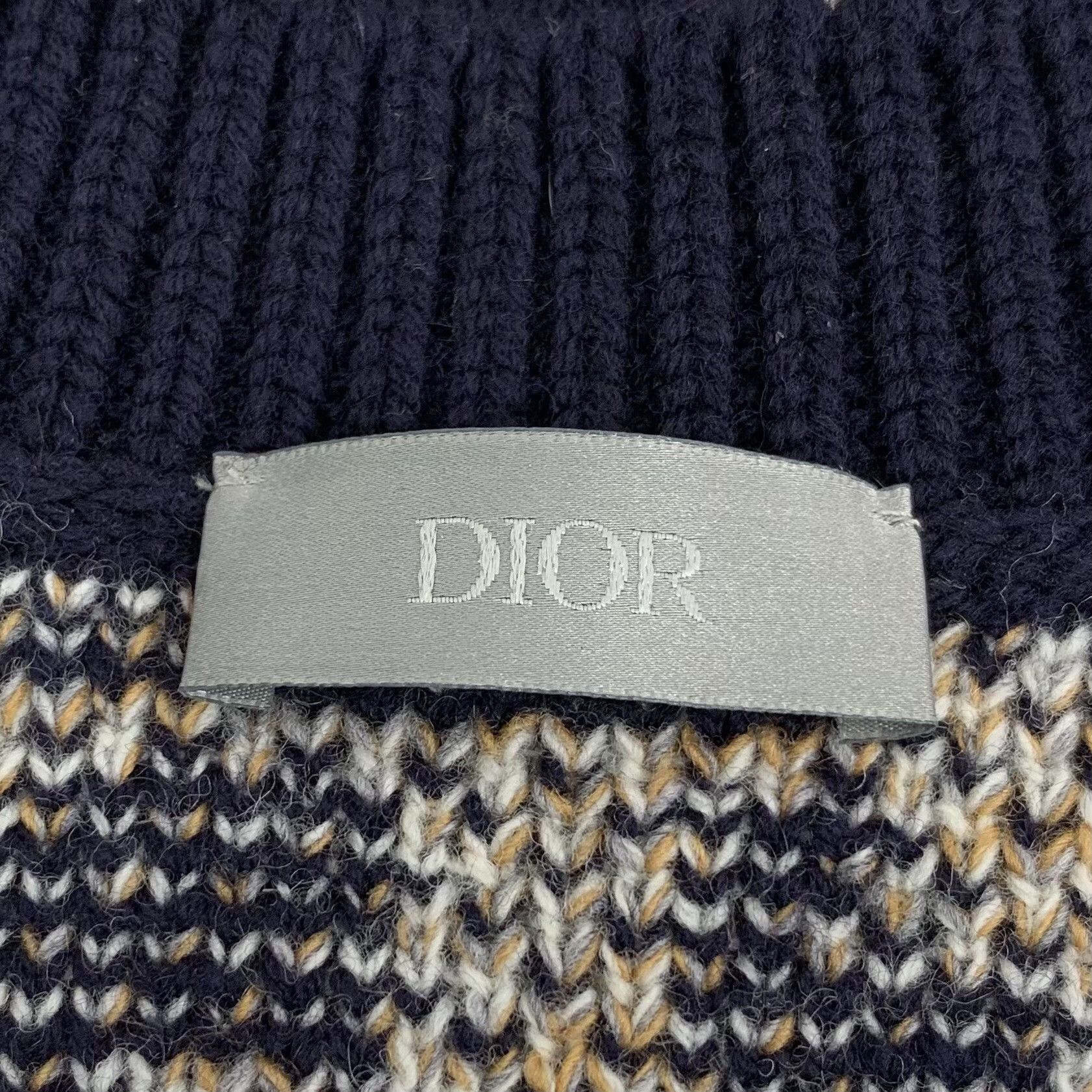 Dior Dior Oblique Monogram Knit Sweater Size XL Size US XL / EU 56 / 4 - 5 Thumbnail