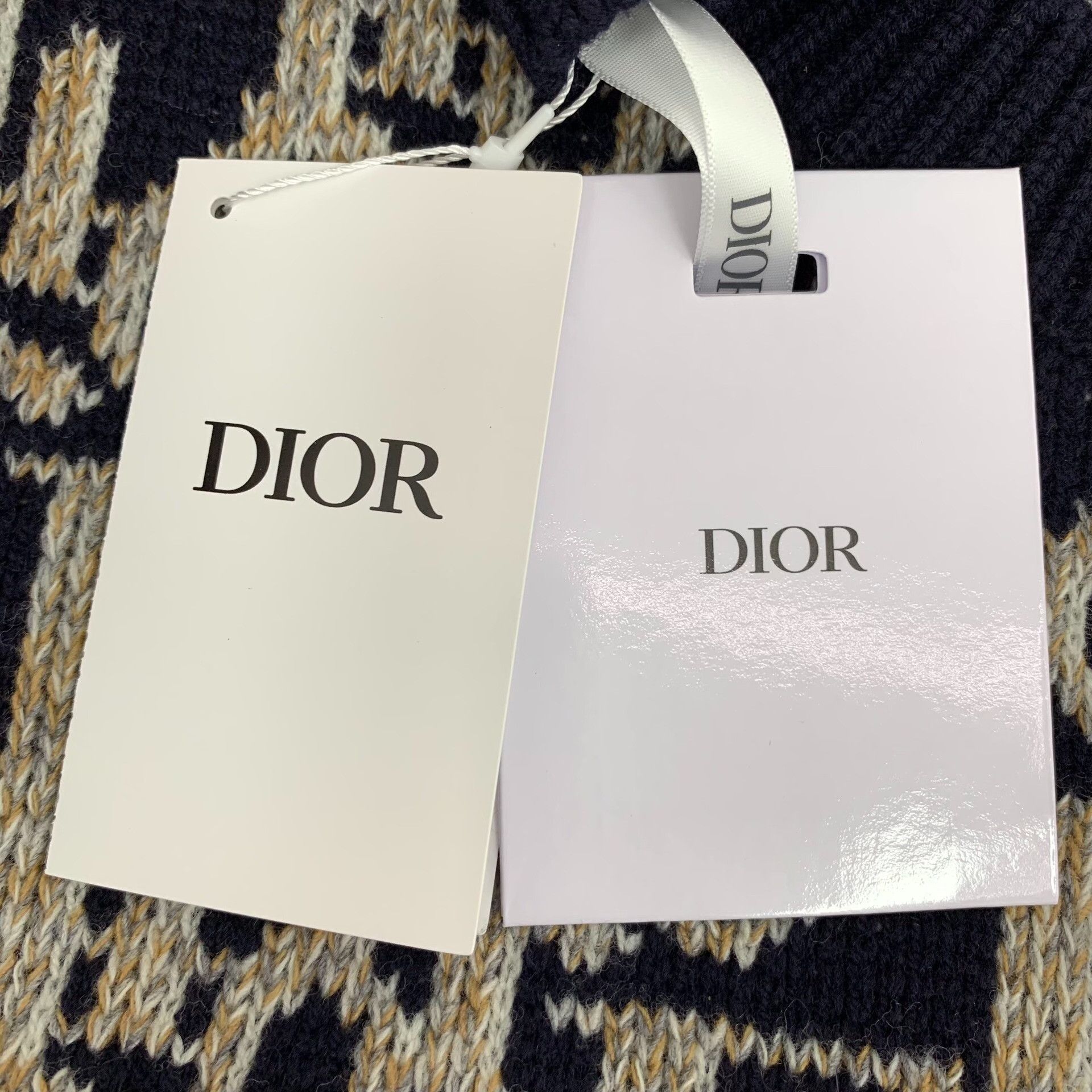 Dior Dior Oblique Monogram Knit Sweater Size XL Size US XL / EU 56 / 4 - 7 Thumbnail