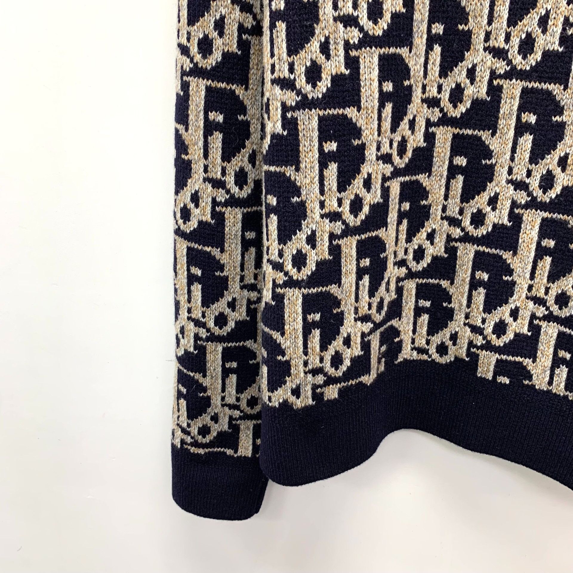 Dior Dior Oblique Monogram Knit Sweater Size XL Size US XL / EU 56 / 4 - 4 Thumbnail