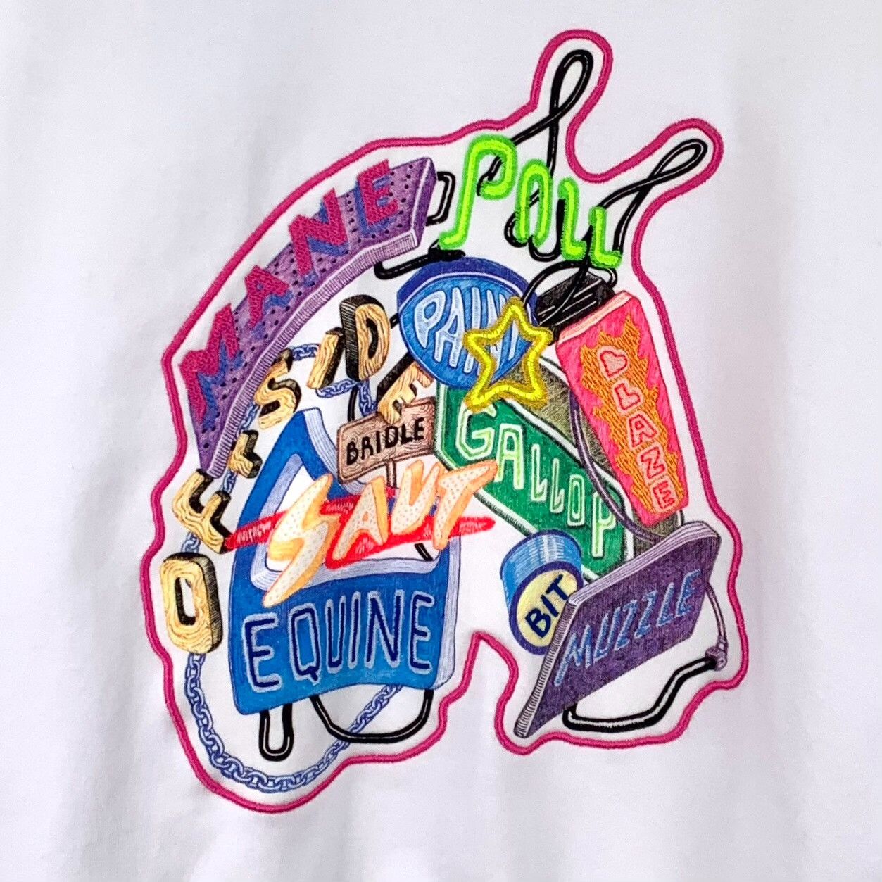 Hermes Hermes Embroidered Graphic Sweatshirt 38 Size S / US 4 / IT 40 - 4 Thumbnail