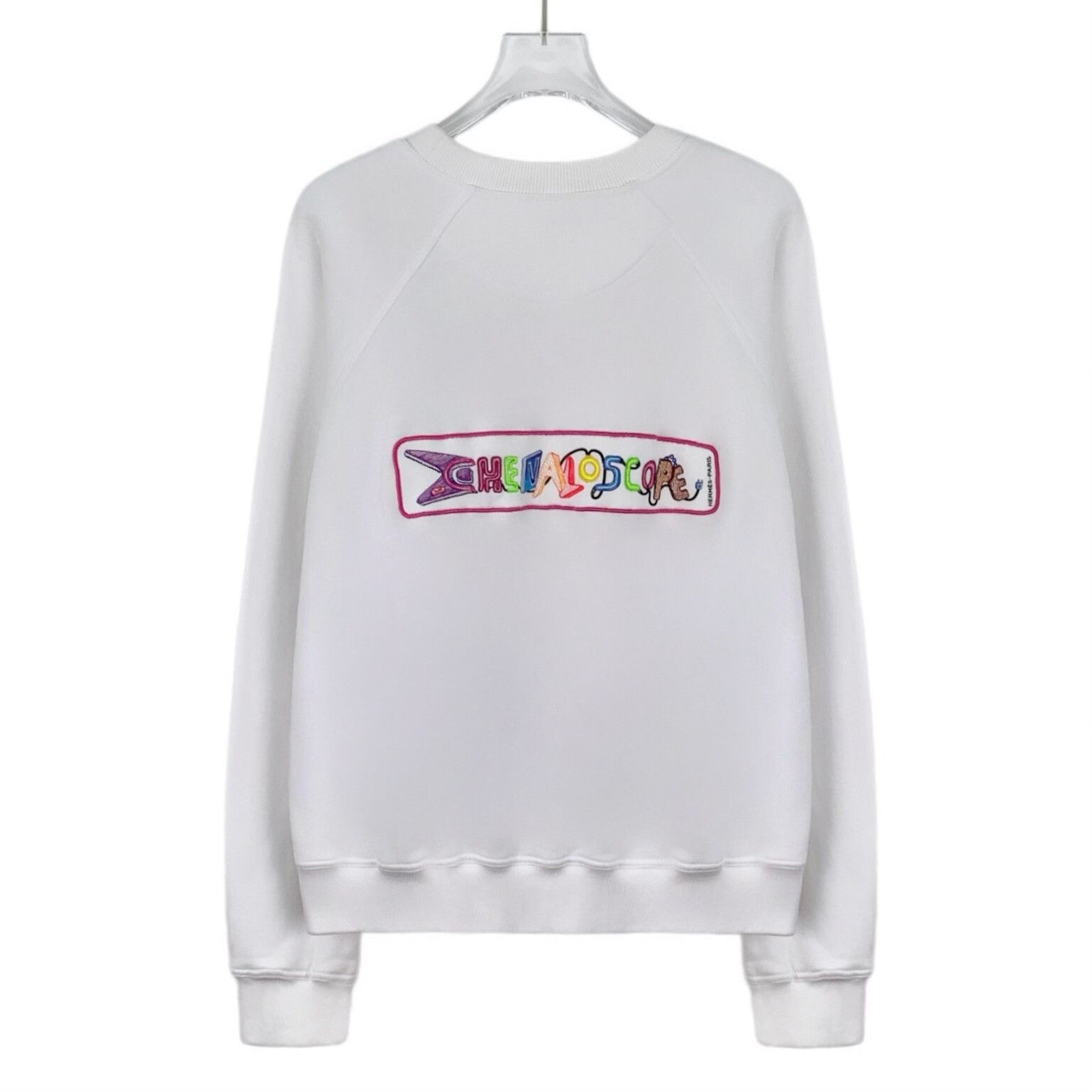 Hermes Hermes Embroidered Graphic Sweatshirt 38 Size S / US 4 / IT 40 - 2 Thumbnail