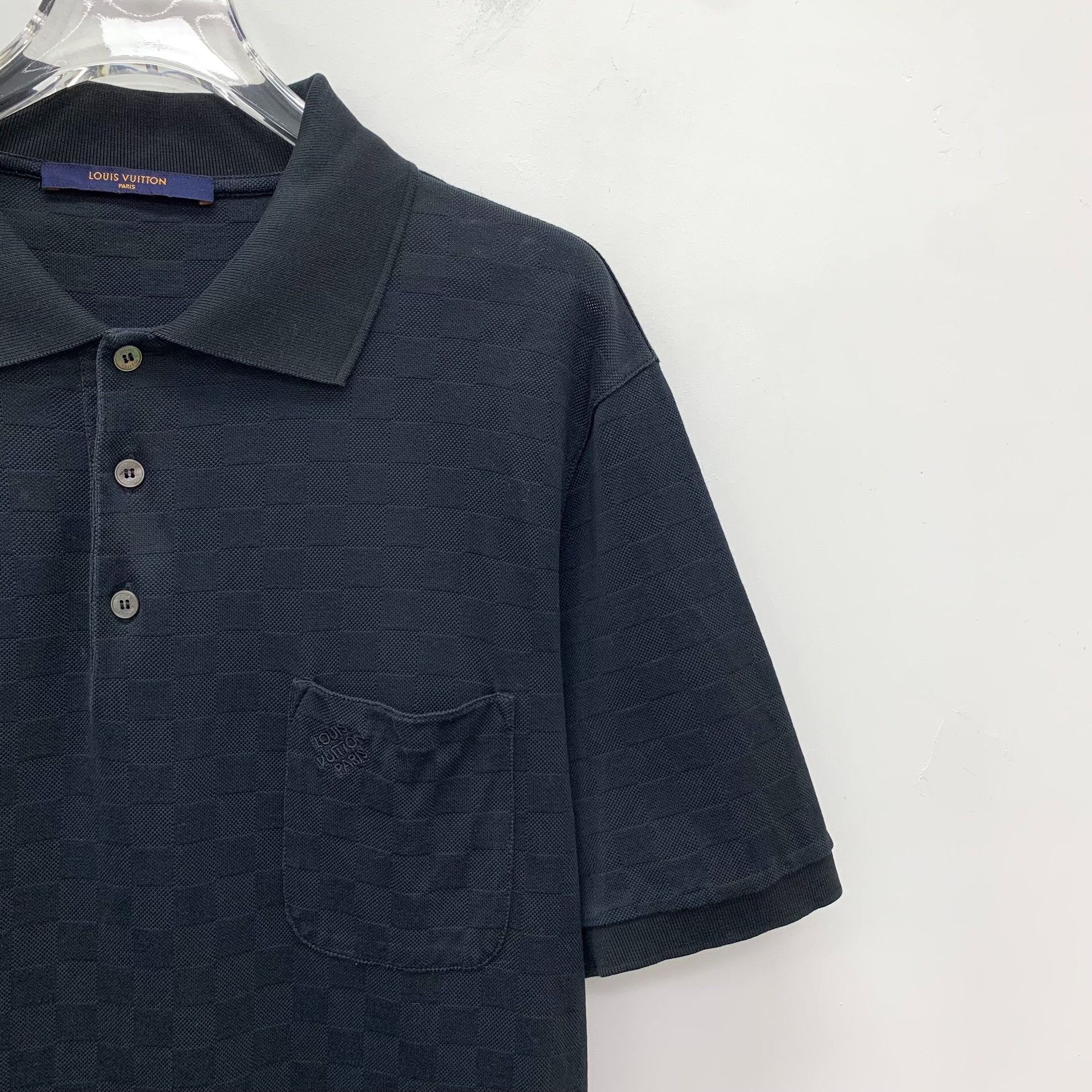 Louis Vuitton Louis Vuitton Damier Knit Polo Shirt Size L Size US L / EU 52-54 / 3 - 3 Thumbnail