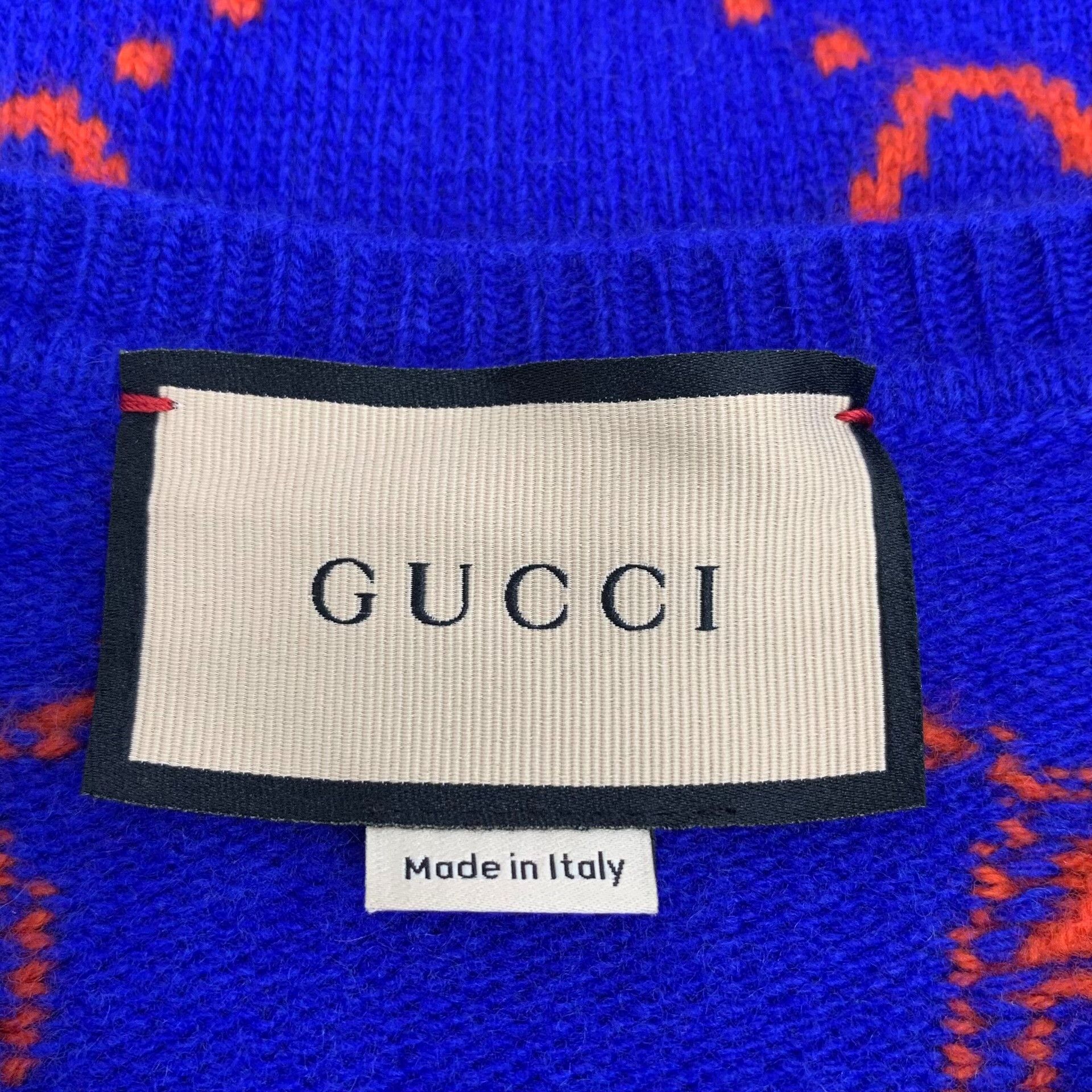 Gucci Gucci GG Monogram Jacquard Wool Sweater M Size US M / EU 48-50 / 2 - 5 Thumbnail
