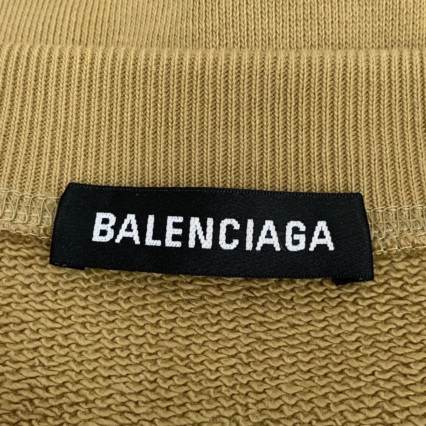 Balenciaga Balenciaga Logo Cotton Sweatshirt Size M Size US M / EU 48-50 / 2 - 5 Thumbnail