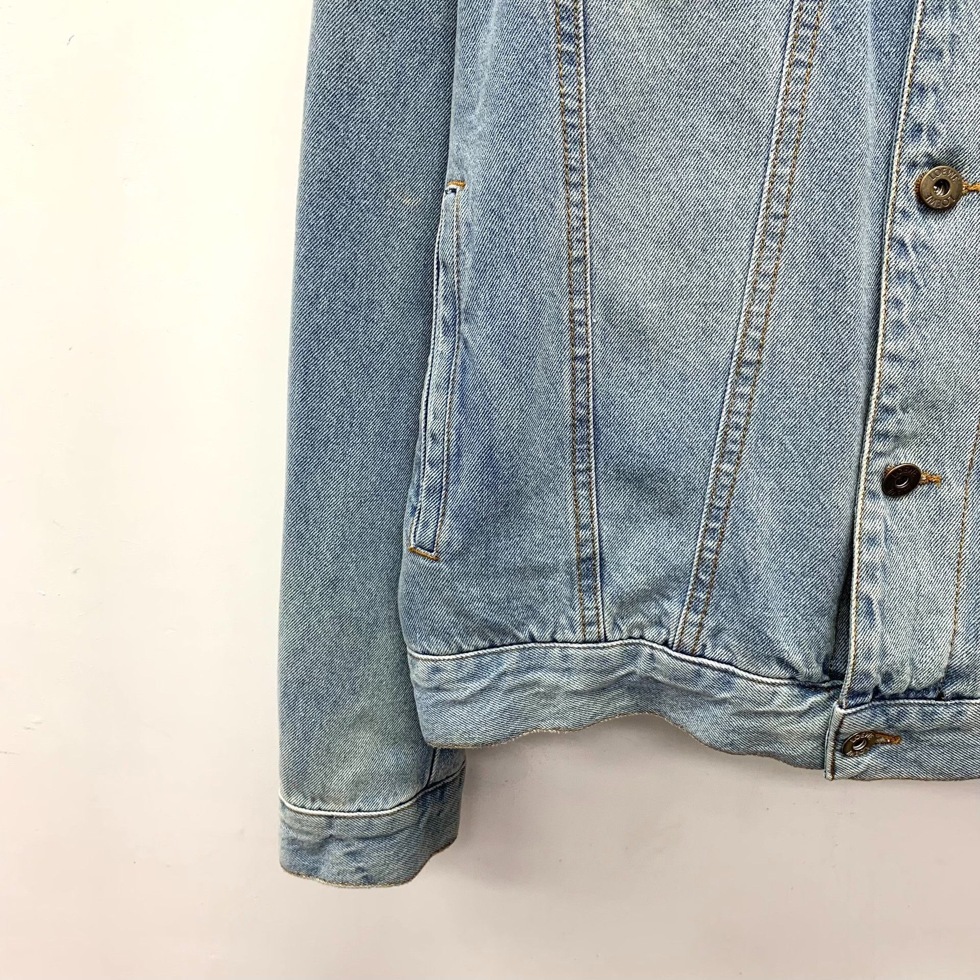 Loewe Loewe Corduroy Collar Denim Jacket Size 44 Size US S / EU 44-46 / 1 - 4 Thumbnail