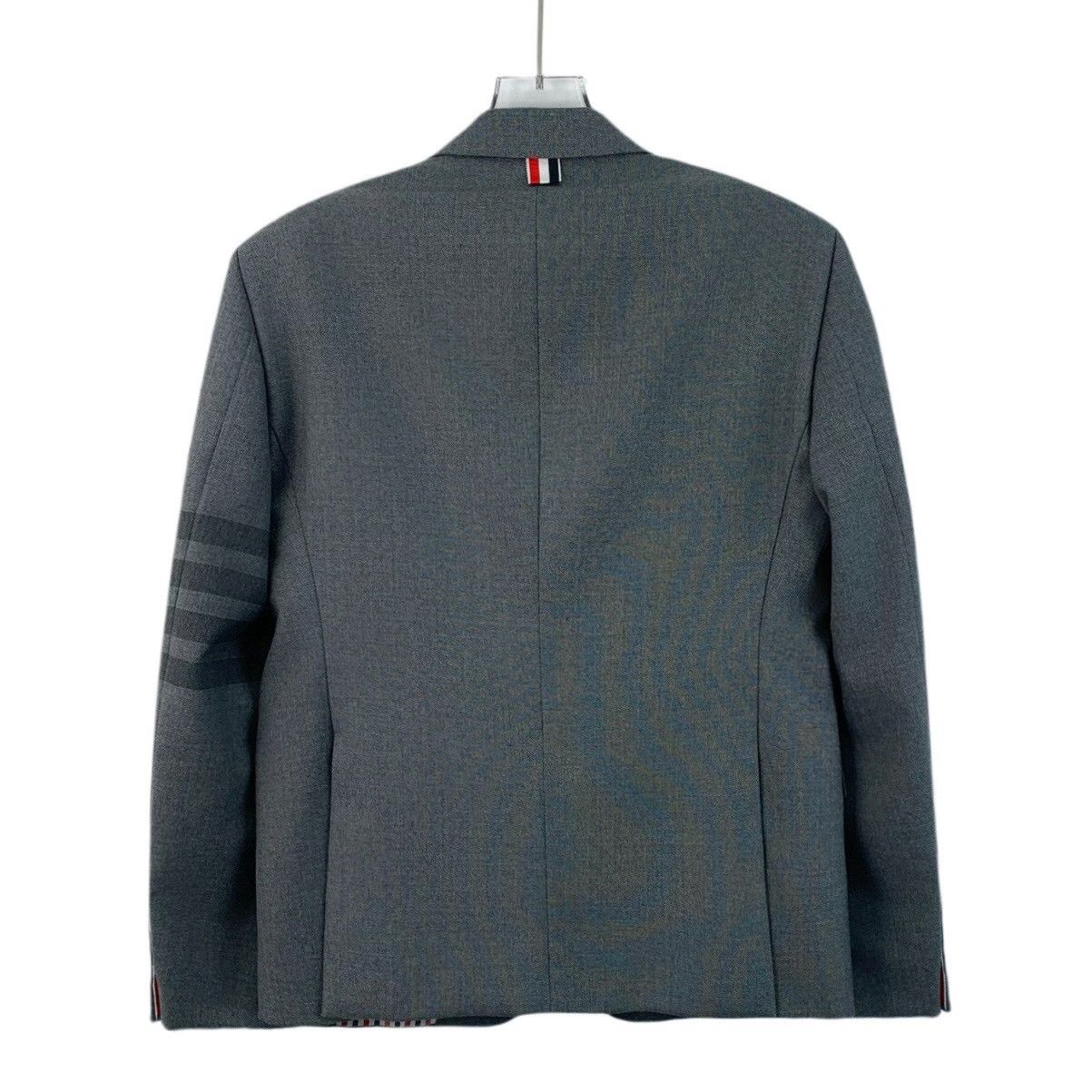 Thom Browne Thom Browne Gray 4-Bar Wool Blazer Size 1 Size 38R - 2 Thumbnail