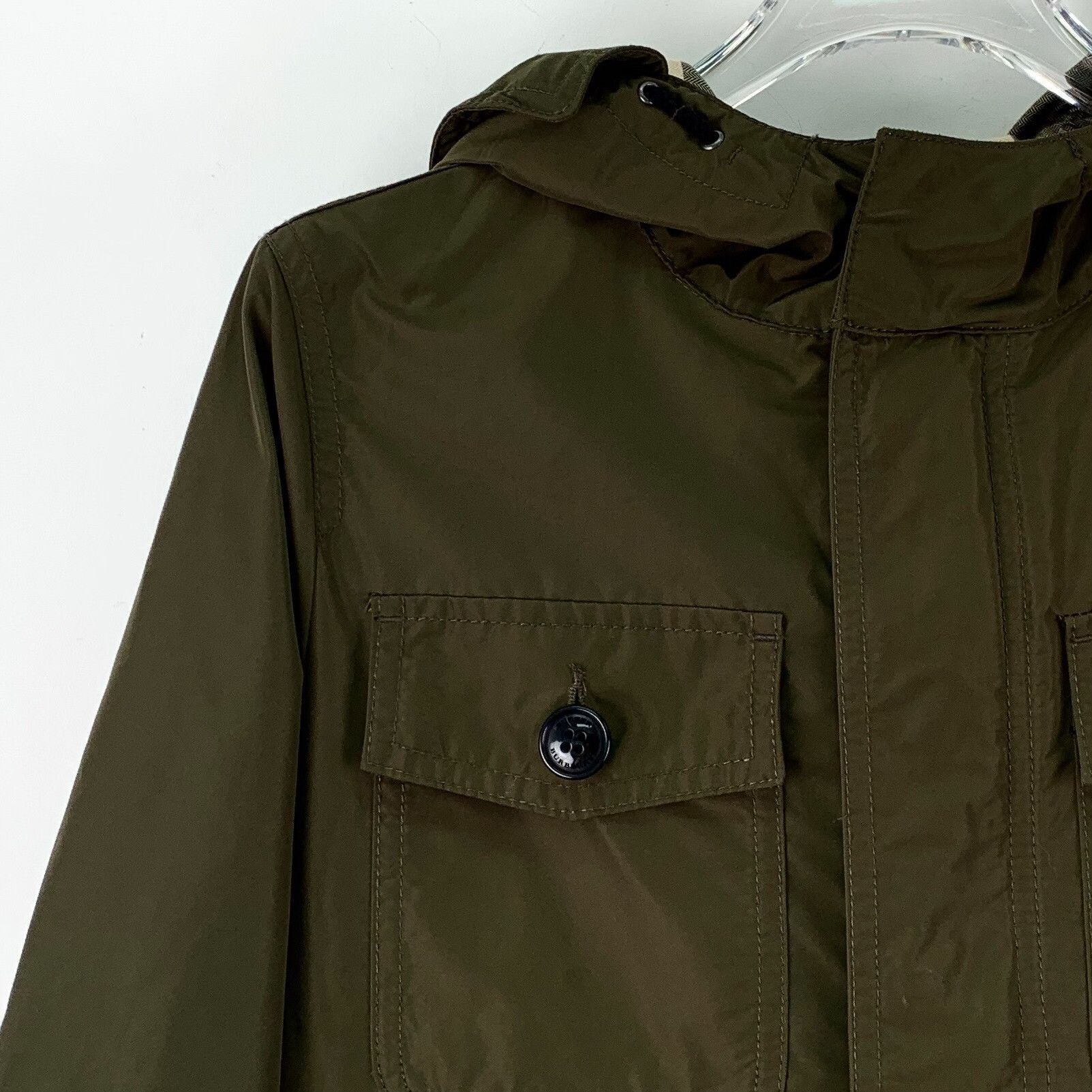 Burberry Burberry Hooded Double Pocket Utility Jacket Size XS Size US XS / EU 42 / 0 - 3 Thumbnail