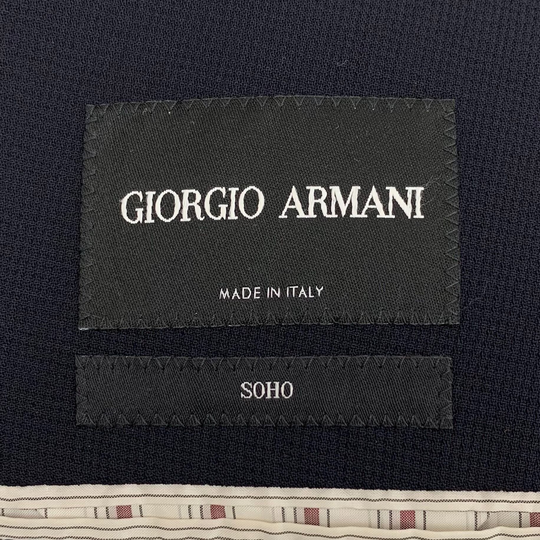 Giorgio Armani Giorgio Armani Soho Wool Suit 48R Size 48R - 6 Thumbnail