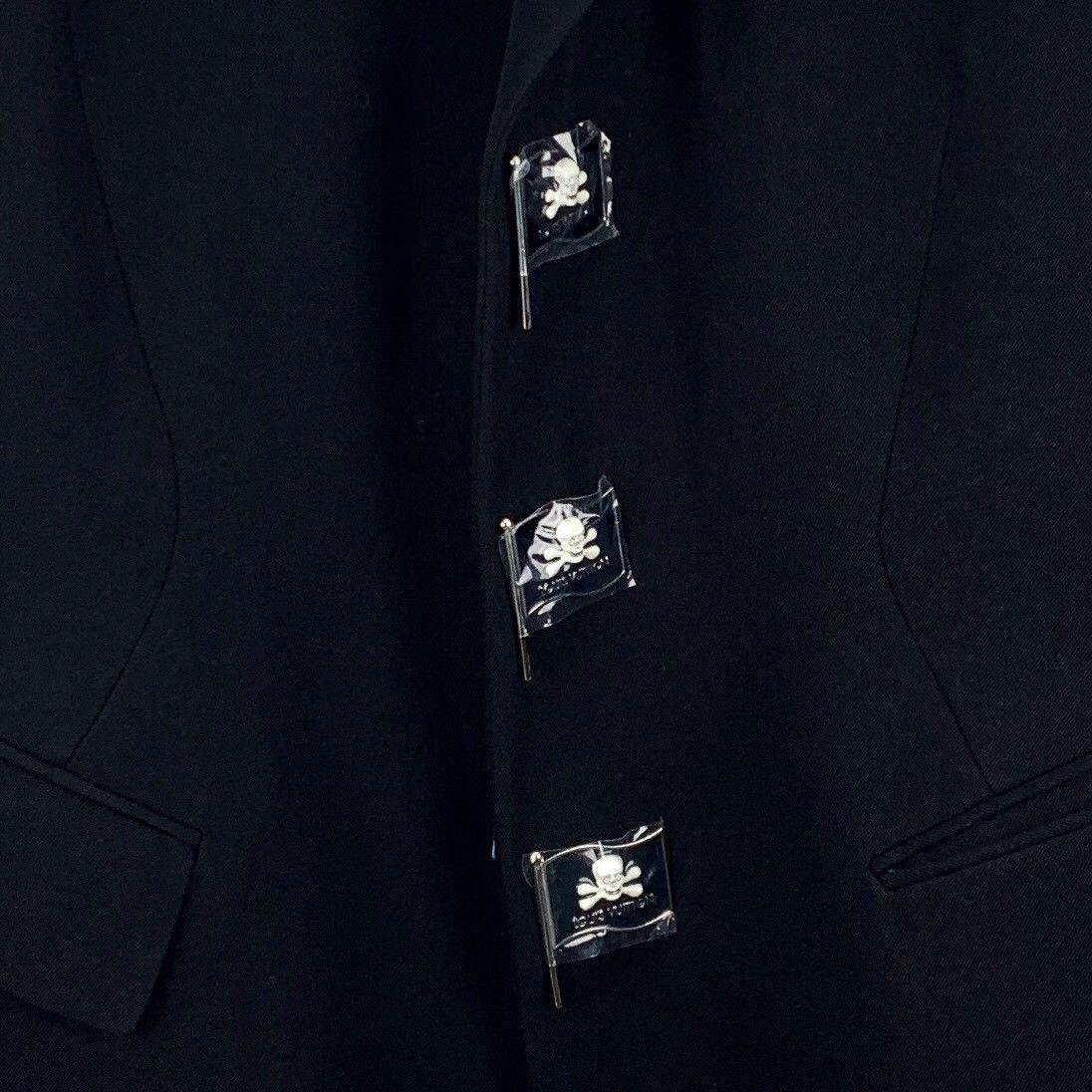 Louis Vuitton Louis Vuitton Amen Break Skull Pin Blazer 54 Size 54R - 4 Thumbnail