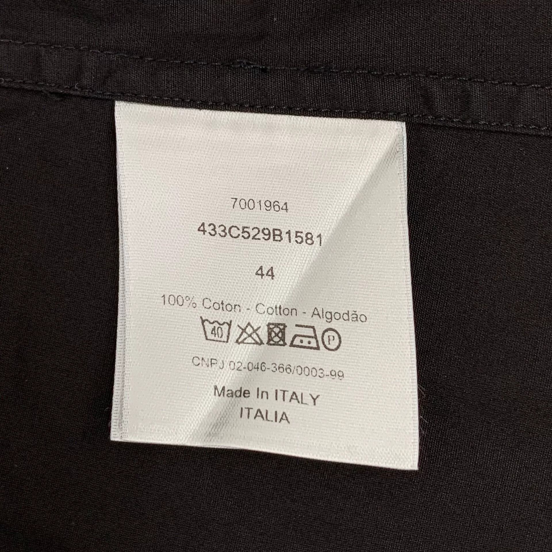 Dior Dior Bee Embroidery Cotton Shirt Size 44 Size US S / EU 44-46 / 1 - 8 Thumbnail