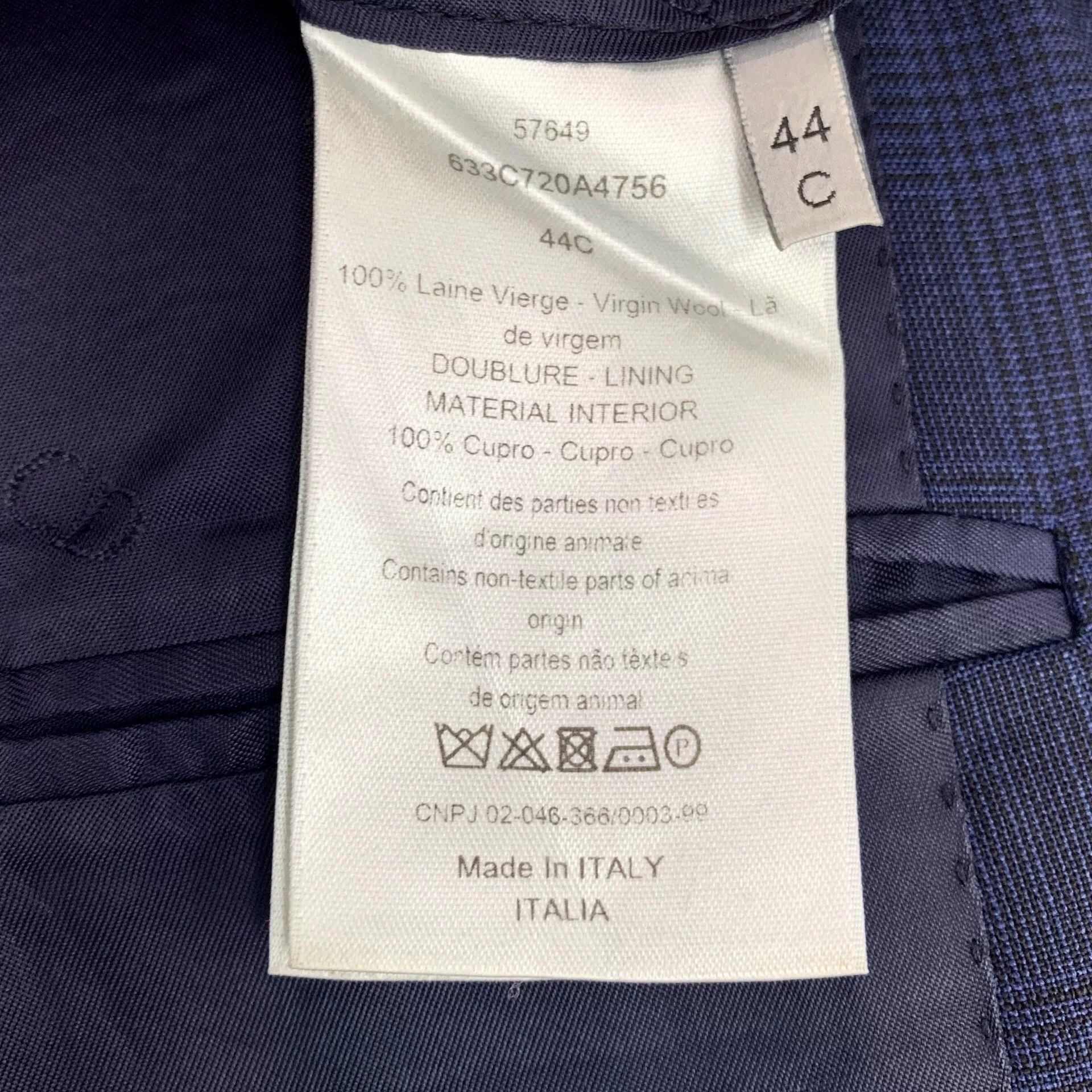 Dior Dior Virgin Wool Check Blazer Size 44 Size 34S - 6 Thumbnail