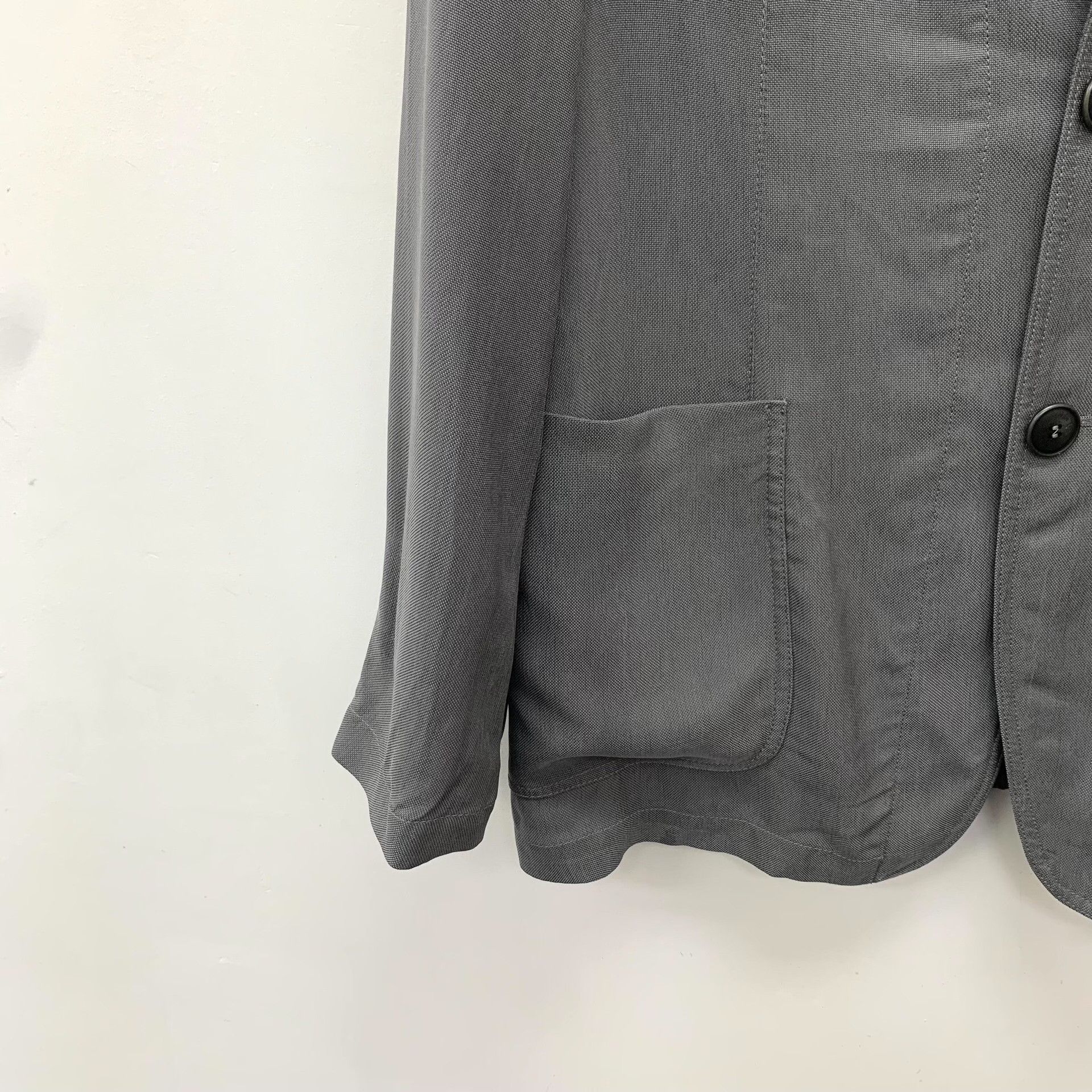 Giorgio Armani Giorgio Armani Cupro Single Breasted Blazer 48R Size 48R - 4 Thumbnail