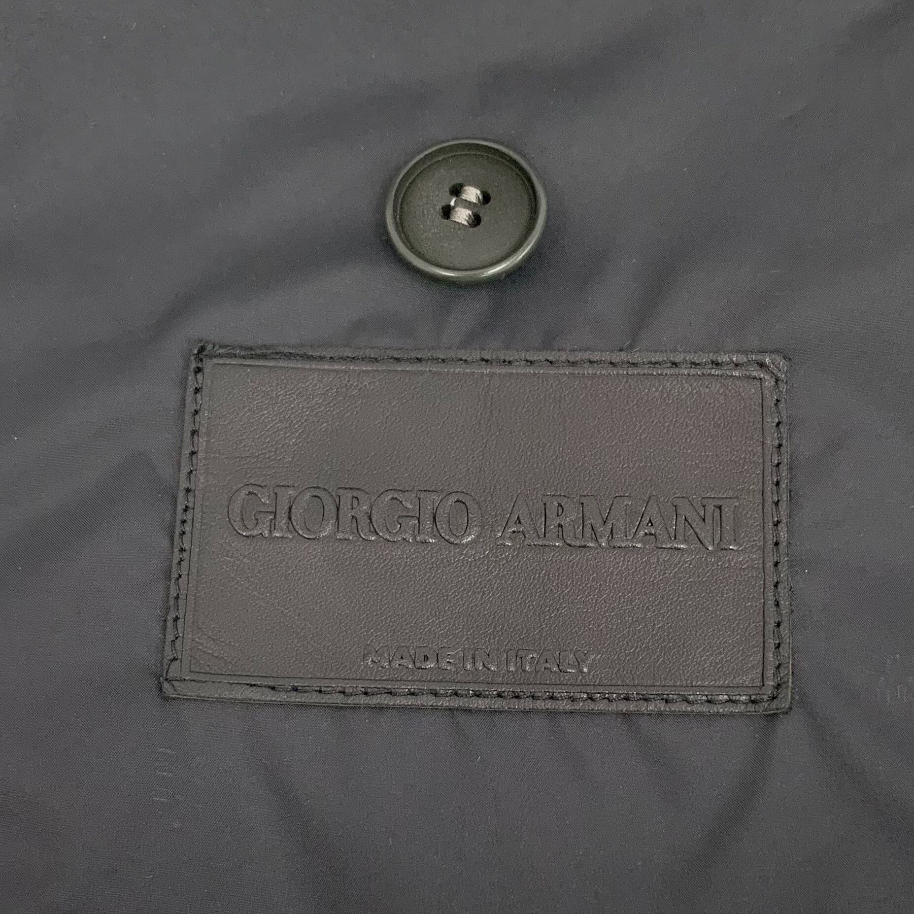 Giorgio Armani Giorgio Armani Cupro Single Breasted Blazer 48R Size 48R - 5 Thumbnail