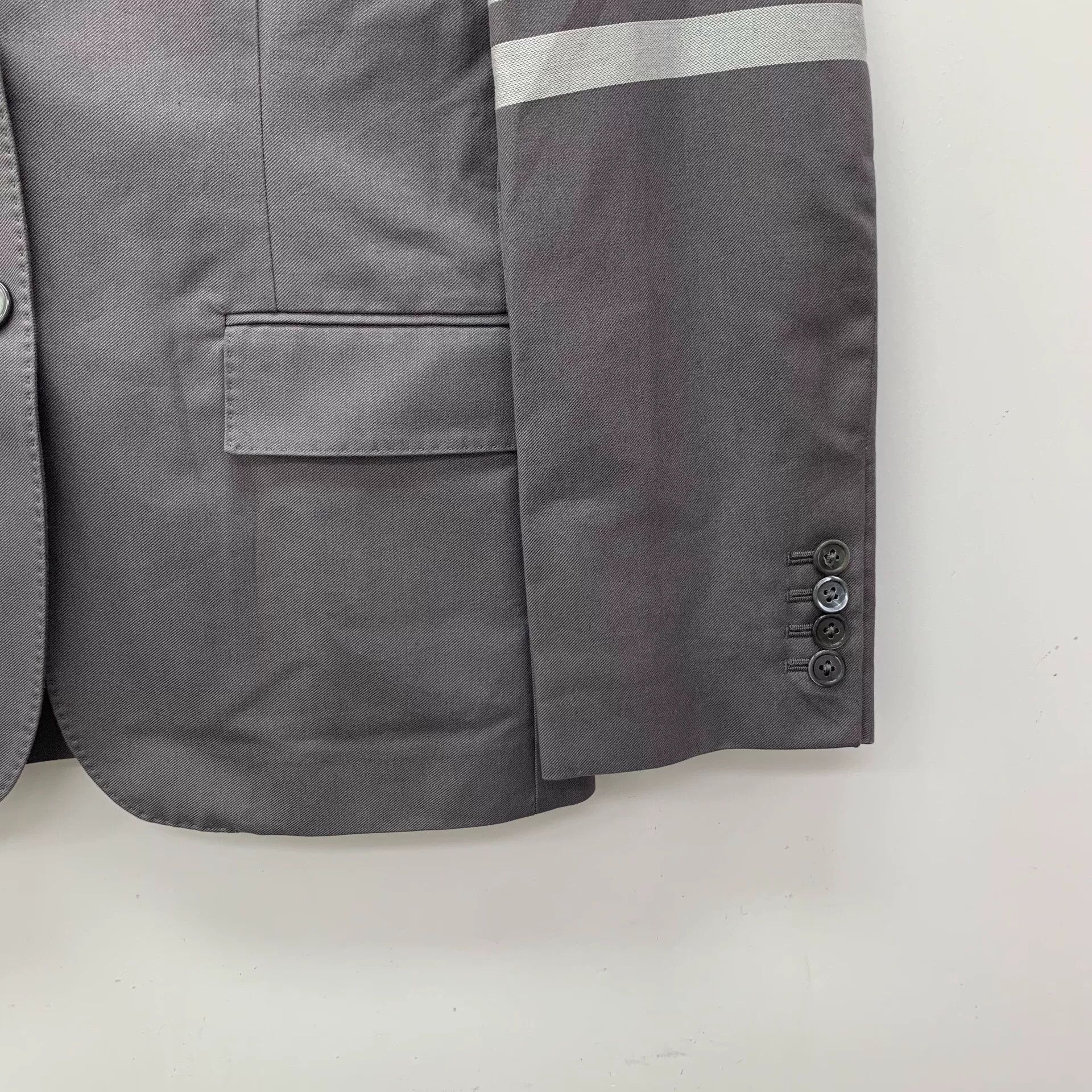 Thom Browne Thom Browne 4-Bar Cotton Blazer IT 40 Size S / US 4 / IT 40 - 5 Thumbnail