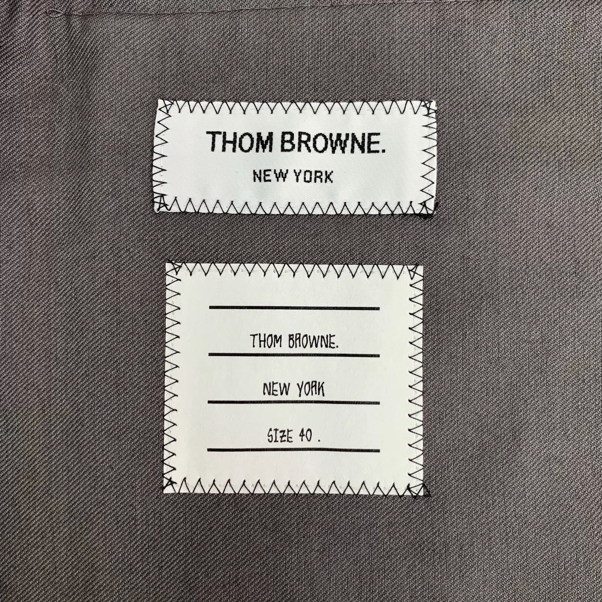 Thom Browne Thom Browne 4-Bar Cotton Blazer IT 40 Size S / US 4 / IT 40 - 6 Thumbnail