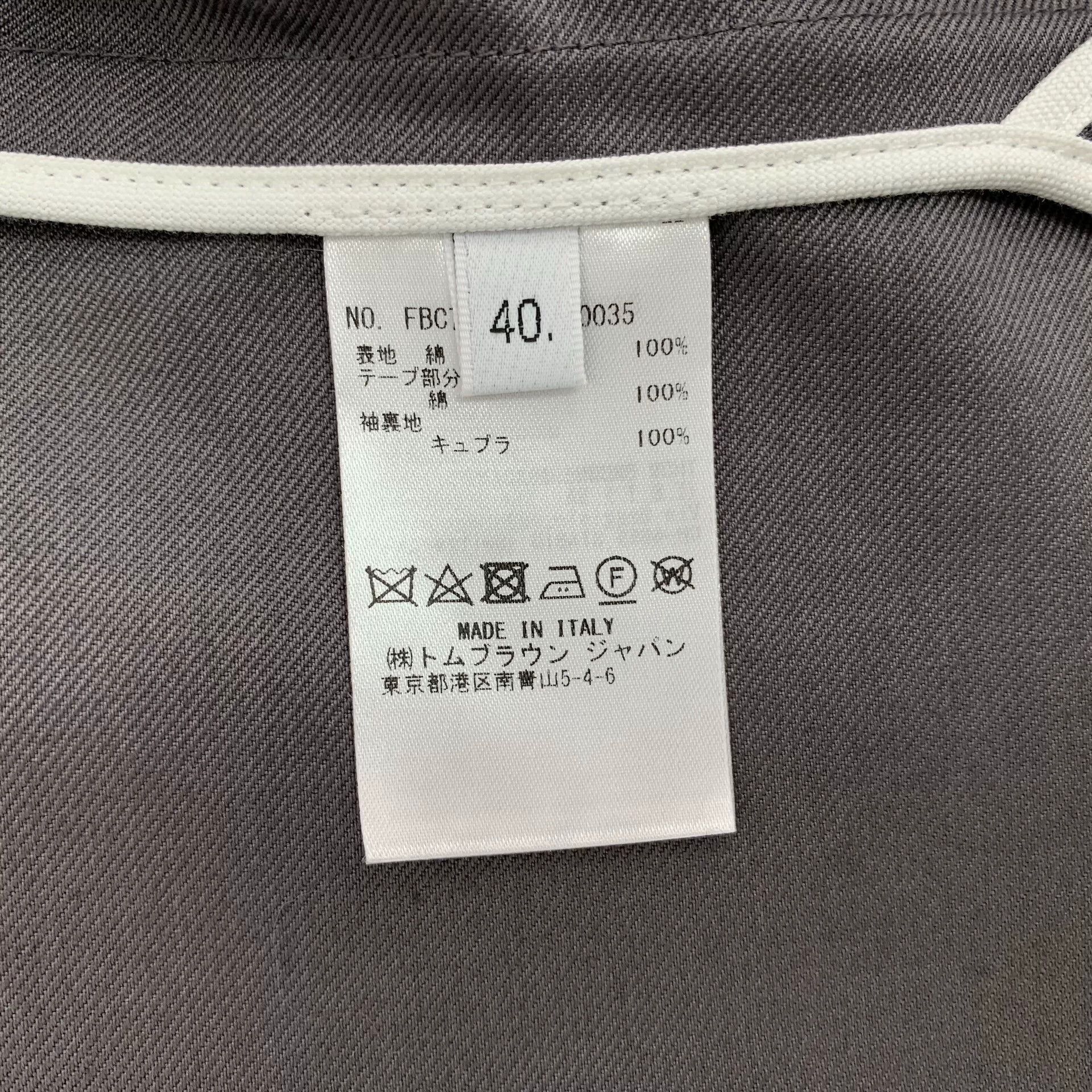 Thom Browne Thom Browne 4-Bar Cotton Blazer IT 40 Size S / US 4 / IT 40 - 7 Thumbnail