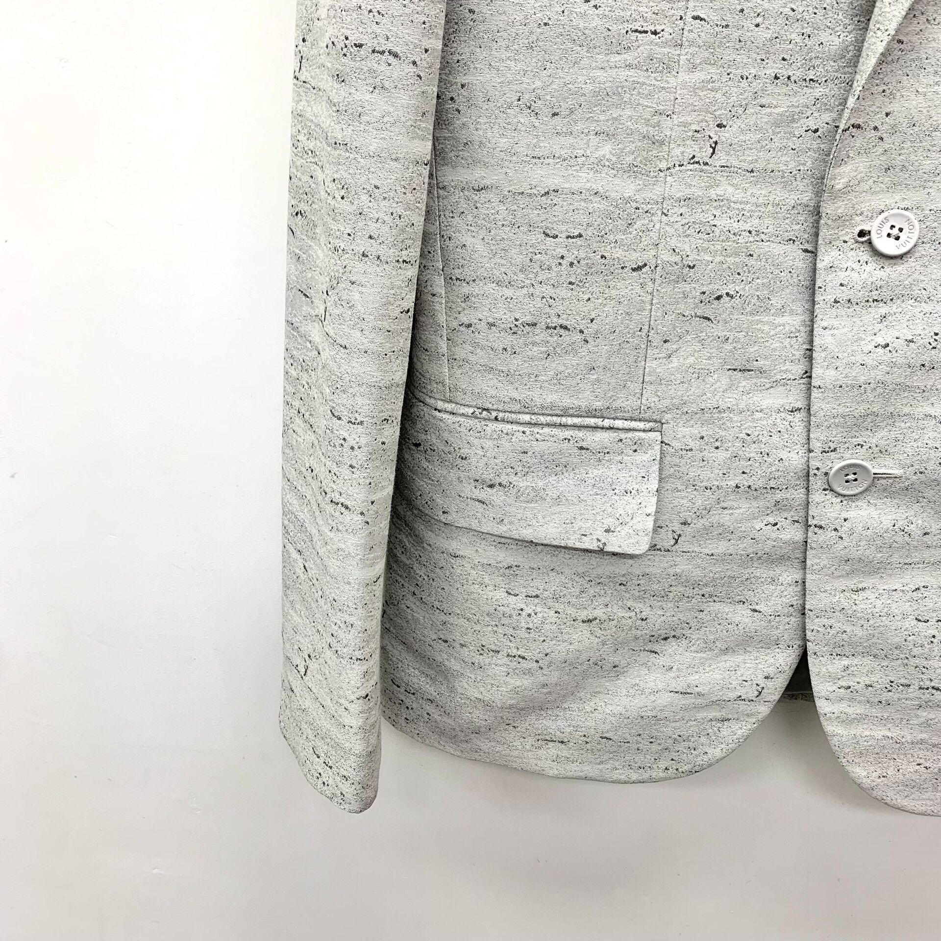 Louis Vuitton Louis Vuitton Marble Print Blazer Size 44 Size 34R - 4 Thumbnail