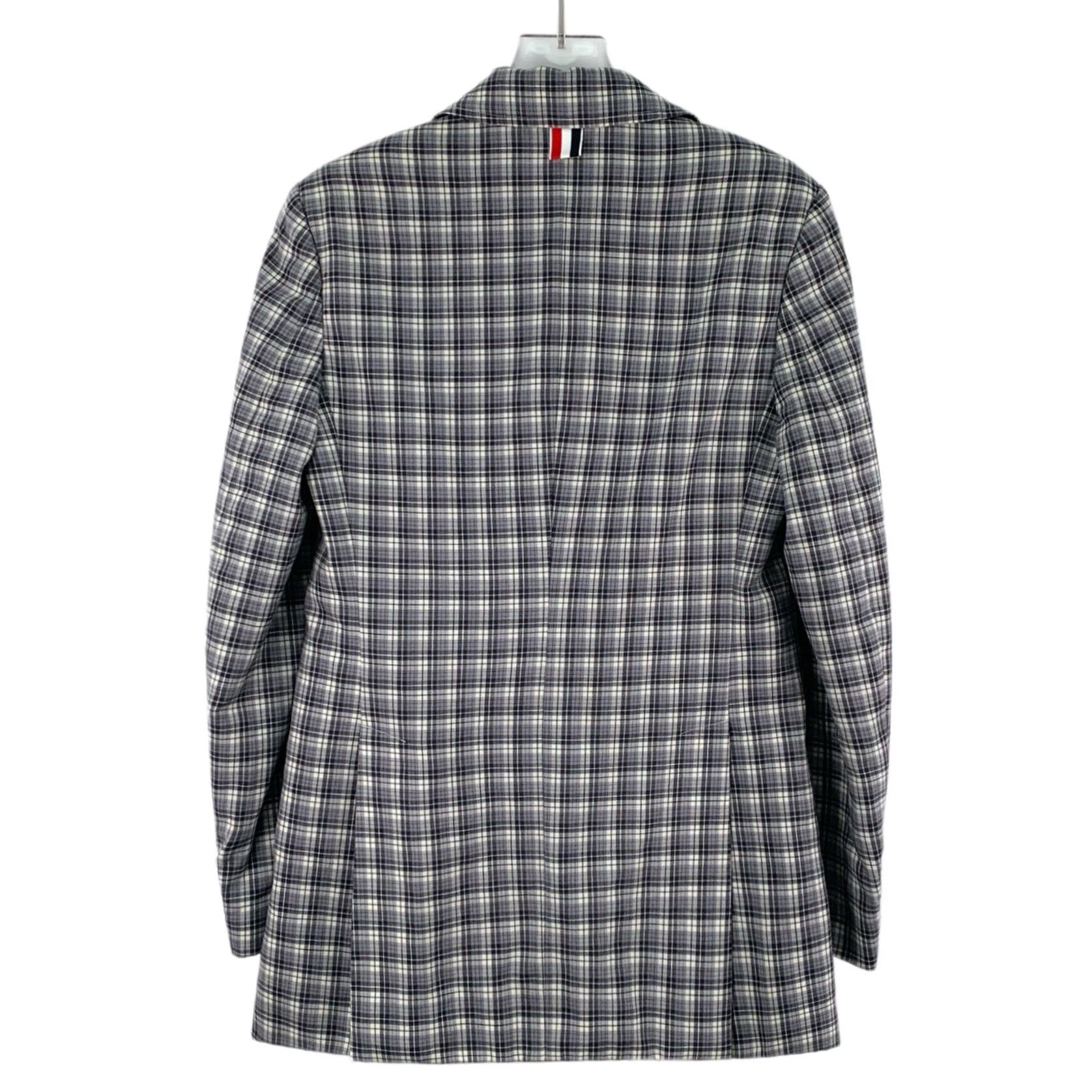 Thom Browne Thom Browne Check Wool Blazer IT 40 Size S / US 4 / IT 40 - 2 Thumbnail