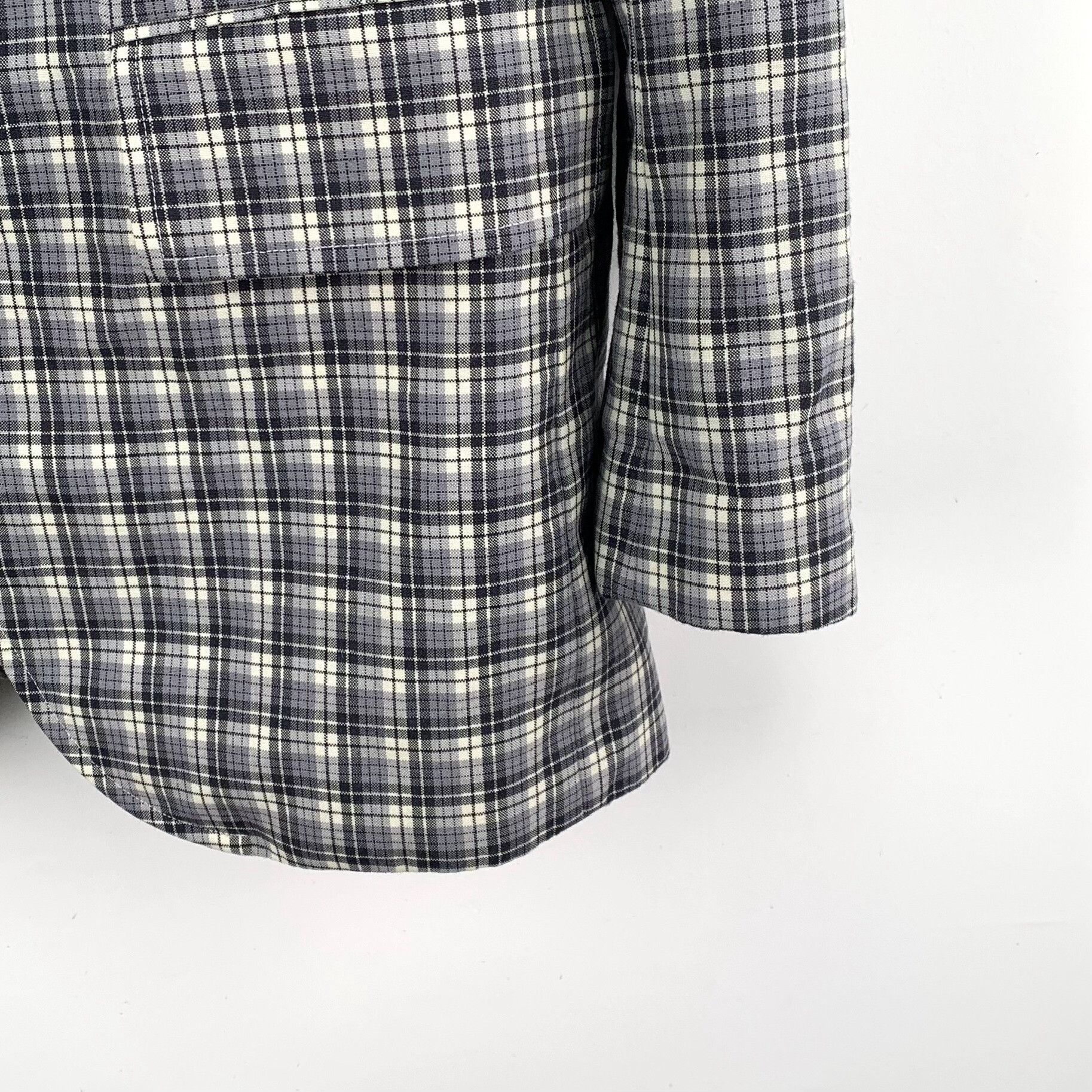 Thom Browne Thom Browne Check Wool Blazer IT 40 Size S / US 4 / IT 40 - 4 Thumbnail