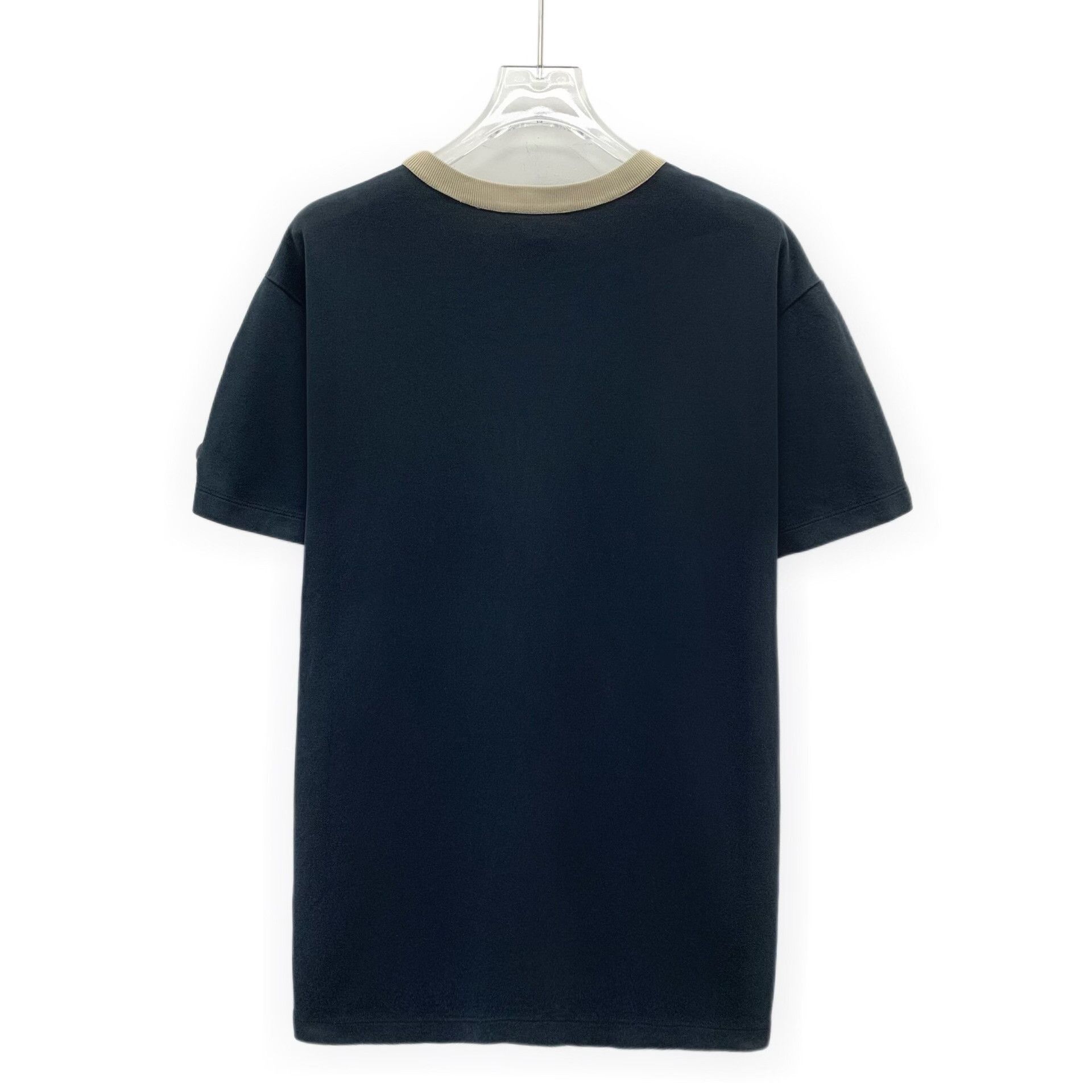 Louis Vuitton Louis Vuitton Logo Print Contrast Collar T-Shirt Size L Size US L / EU 52-54 / 3 - 2 Thumbnail