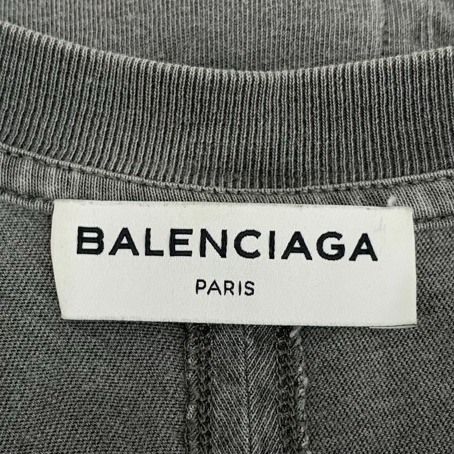Balenciaga Balenciaga Washed Logo T-Shirt XS Size US XS / EU 42 / 0 - 5 Thumbnail