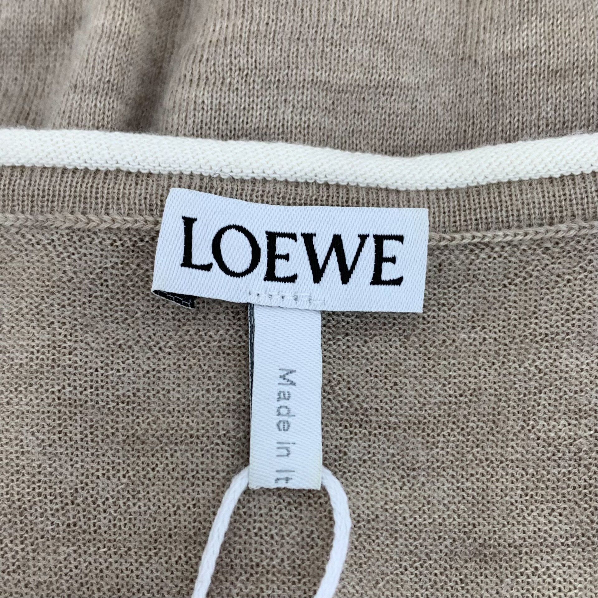 Loewe Loewe Cashmere Logo Embroidery V-Neck Sweater S Size US S / EU 44-46 / 1 - 6 Thumbnail
