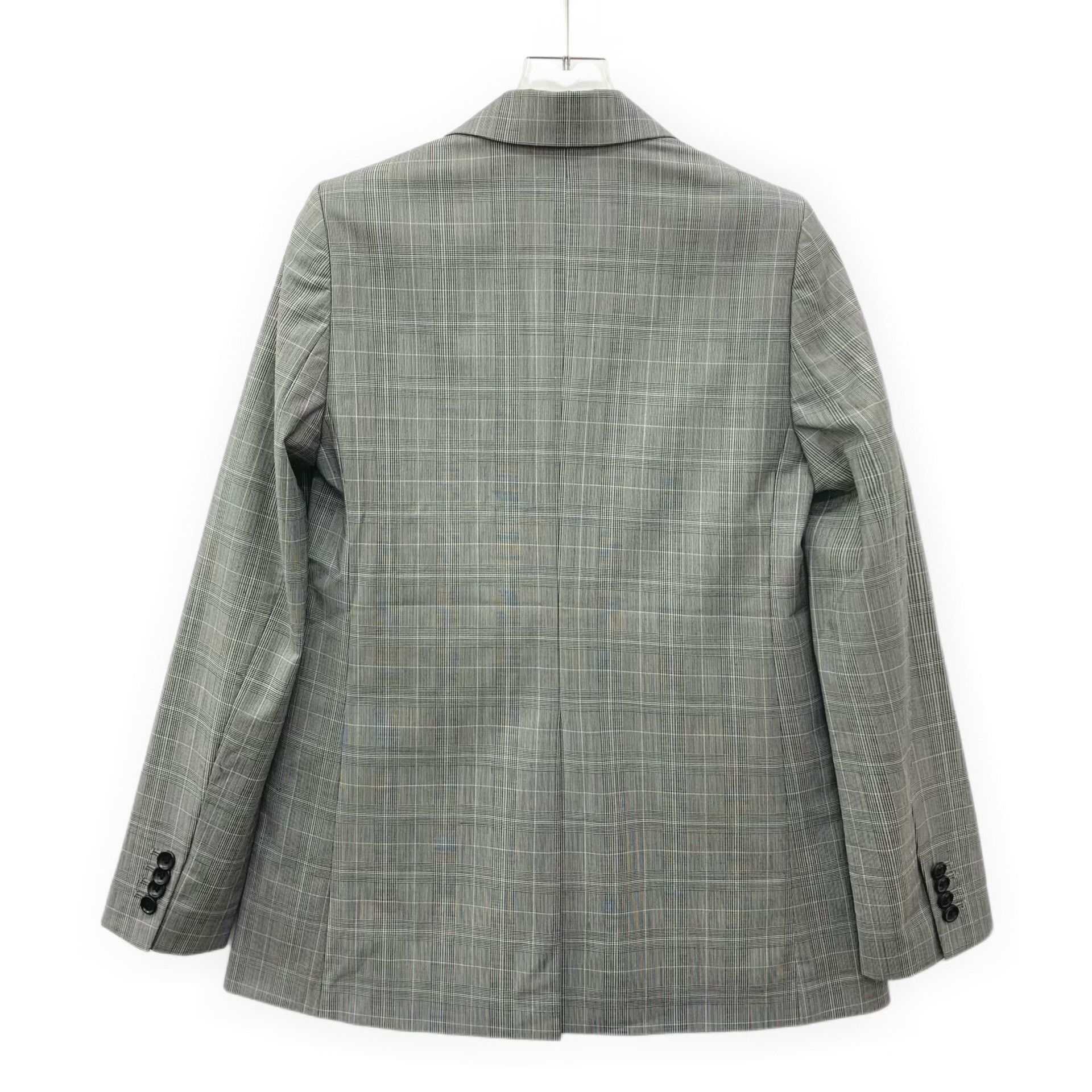Calvin Klein Calvin Klein Grey Plaid Wool Blend Blazer 38 Size S / US 4 / IT 40 - 2 Thumbnail