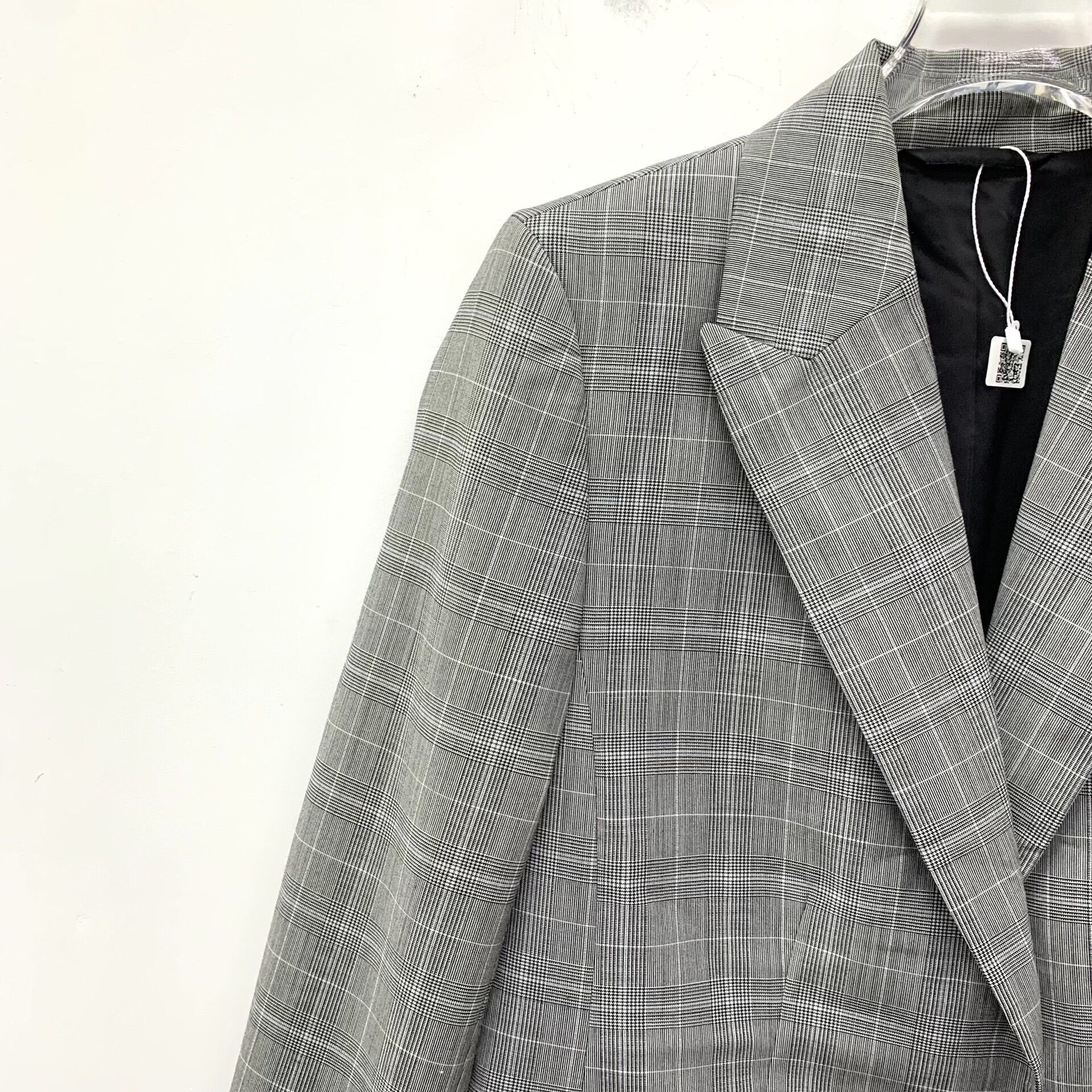 Calvin Klein Calvin Klein Grey Plaid Wool Blend Blazer 38 Size S / US 4 / IT 40 - 3 Thumbnail