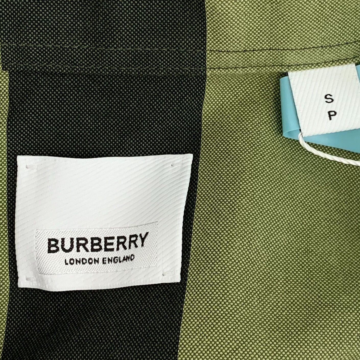 Burberry Burberry Green Check Short Sleeve Shirt Size S Size US S / EU 44-46 / 1 - 5 Thumbnail