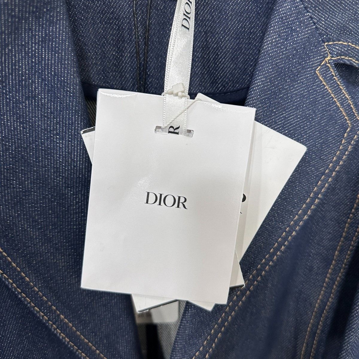 Dior Dior Bee Embroidery Denim Blazer 38 Size S / US 4 / IT 40 - 4 Thumbnail
