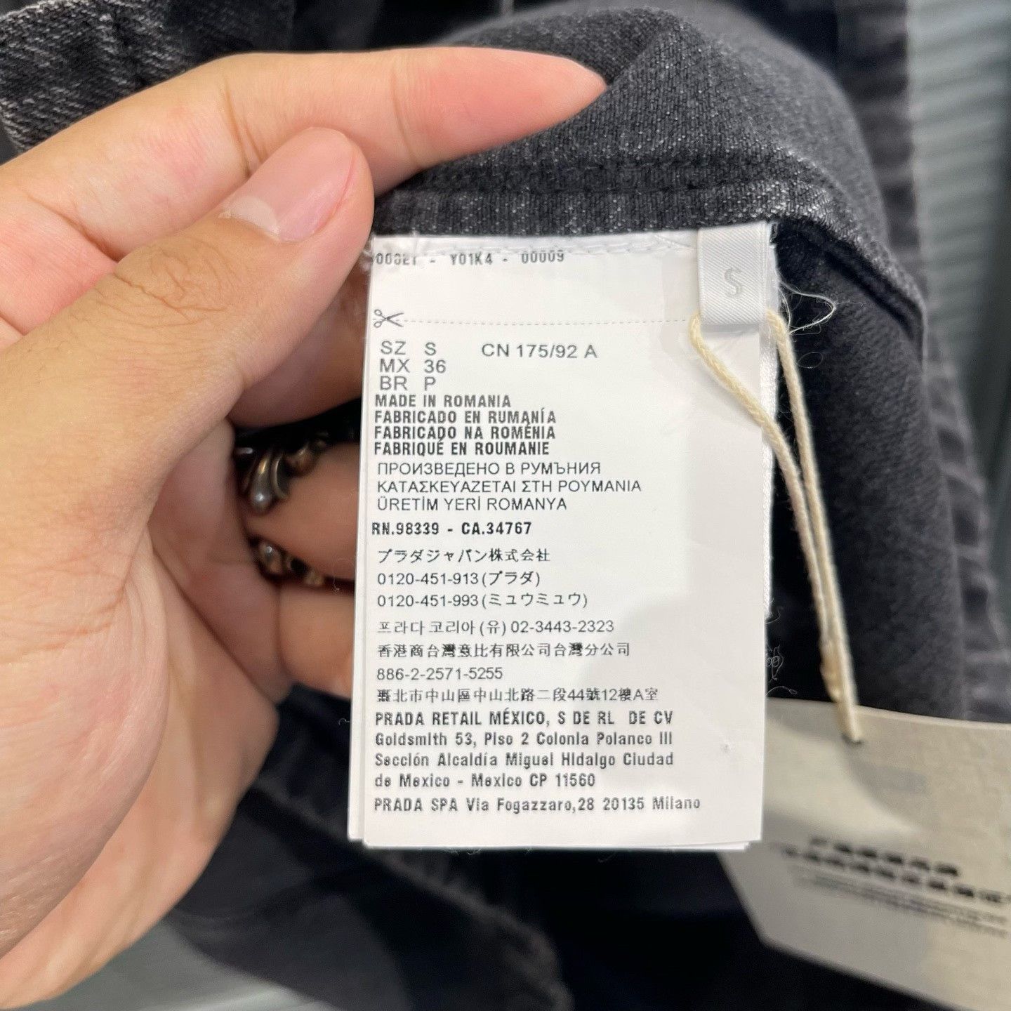 Prada Prada Washed Denim Shirt Jacket S Size US S / EU 44-46 / 1 - 6 Thumbnail