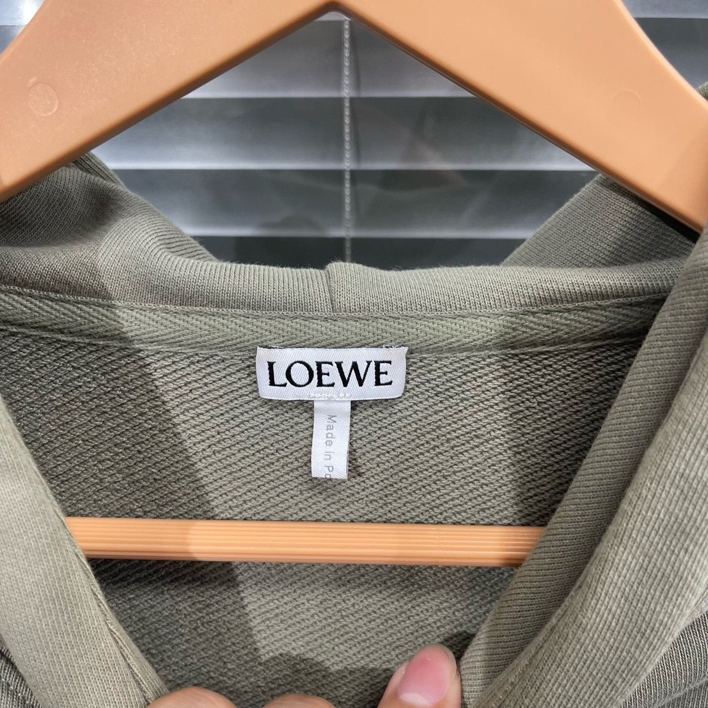 Loewe Loewe Leather Patch Hoodie Size S Size US S / EU 44-46 / 1 - 3 Thumbnail