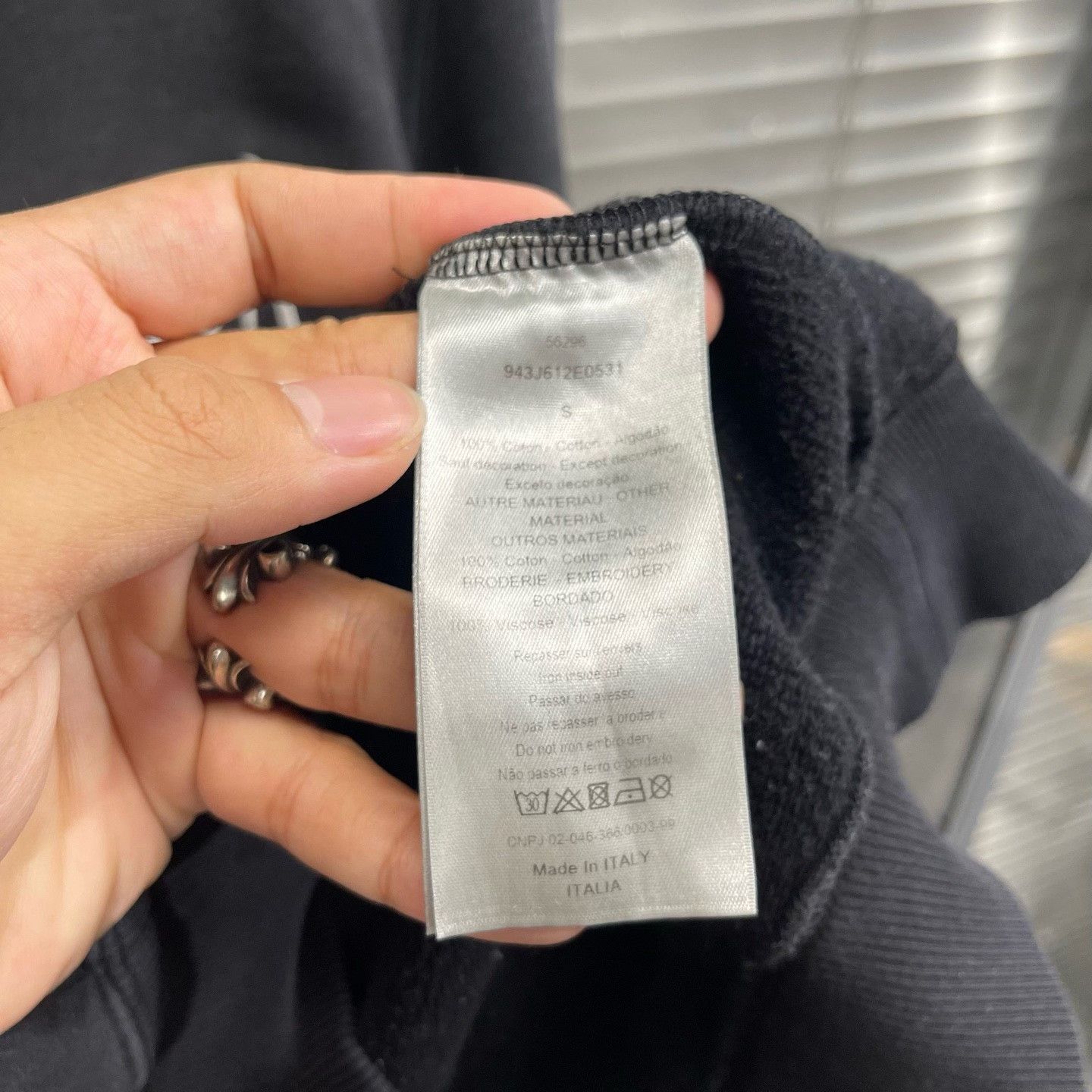 Dior Dior Script Embroidery Sweatshirt Size S Size US S / EU 44-46 / 1 - 6 Thumbnail