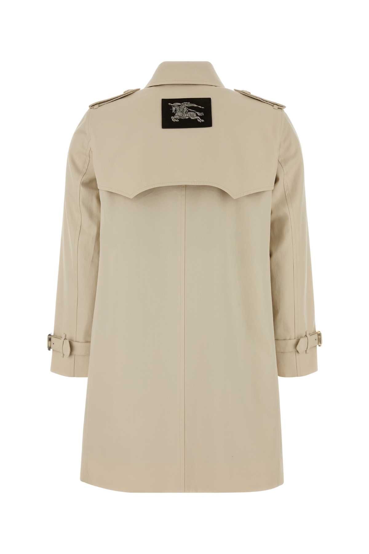 Burberry Sand Gabardine Trench Coat Size S / US 4 / IT 40 - 2 Thumbnail