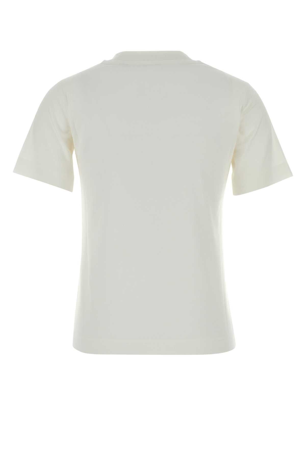 Burberry White Cotton T-Shirt Size XS / US 0-2 / IT 36-38 - 2 Thumbnail