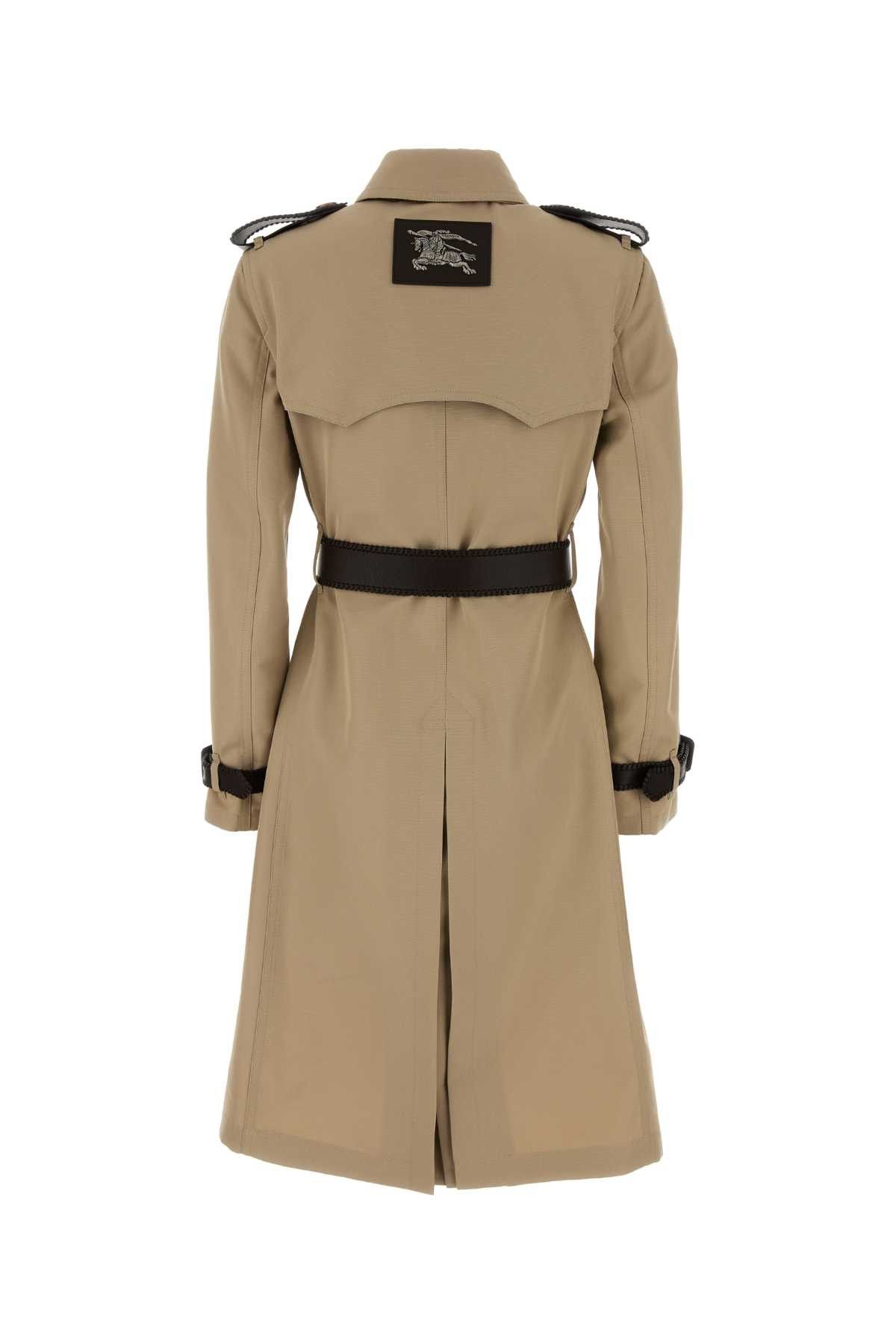 Burberry Beige Gabardine Trench Coat Size XS / US 0-2 / IT 36-38 - 2 Thumbnail