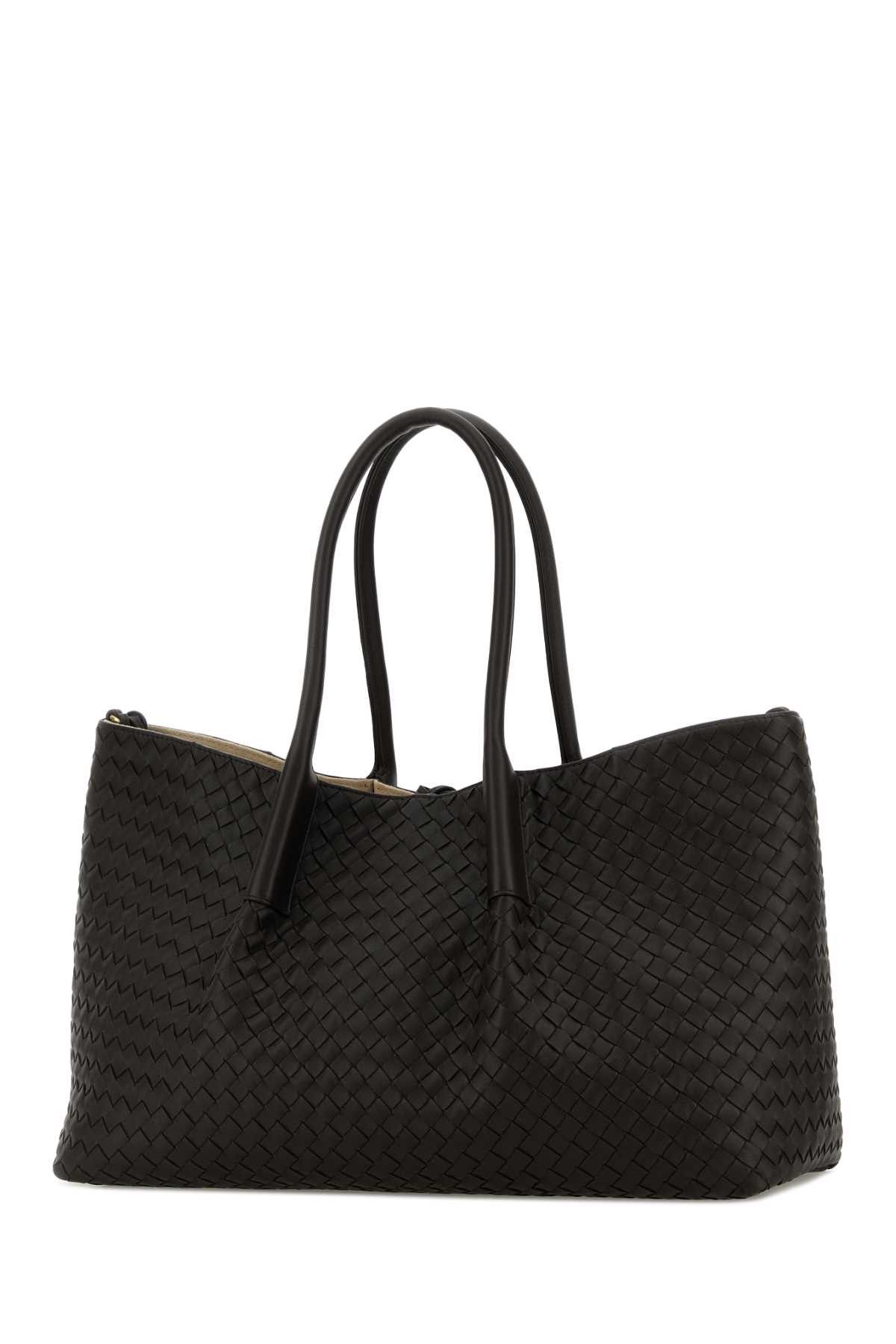 Bottega Veneta Black Leather Pinacoteca Shopping Bag Size ONE SIZE - 2 Thumbnail
