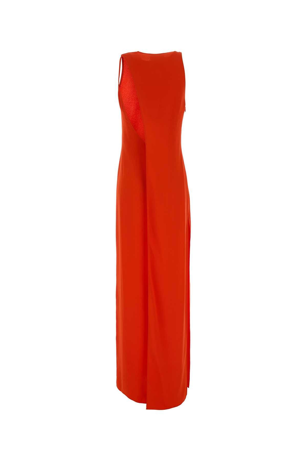 Gucci Fluo Orange Crepe Dress Size S / US 4 / IT 40 - 2 Thumbnail